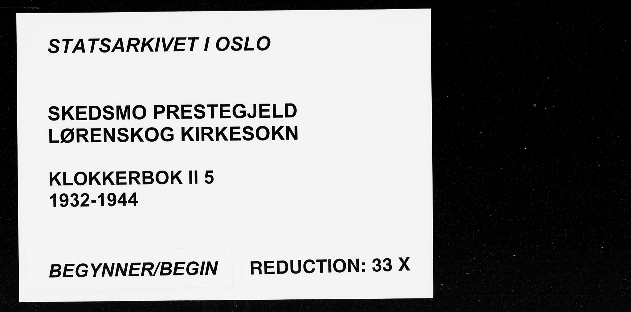 Skedsmo prestekontor Kirkebøker, SAO/A-10033a/G/Gb/L0005: Parish register (copy) no. II 5, 1932-1944