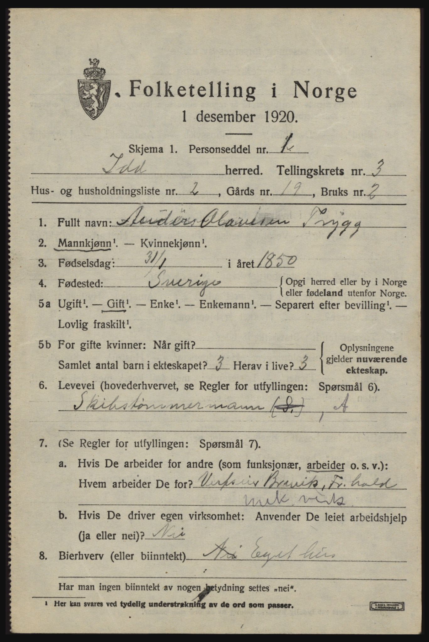 SAO, 1920 census for Idd, 1920, p. 4028