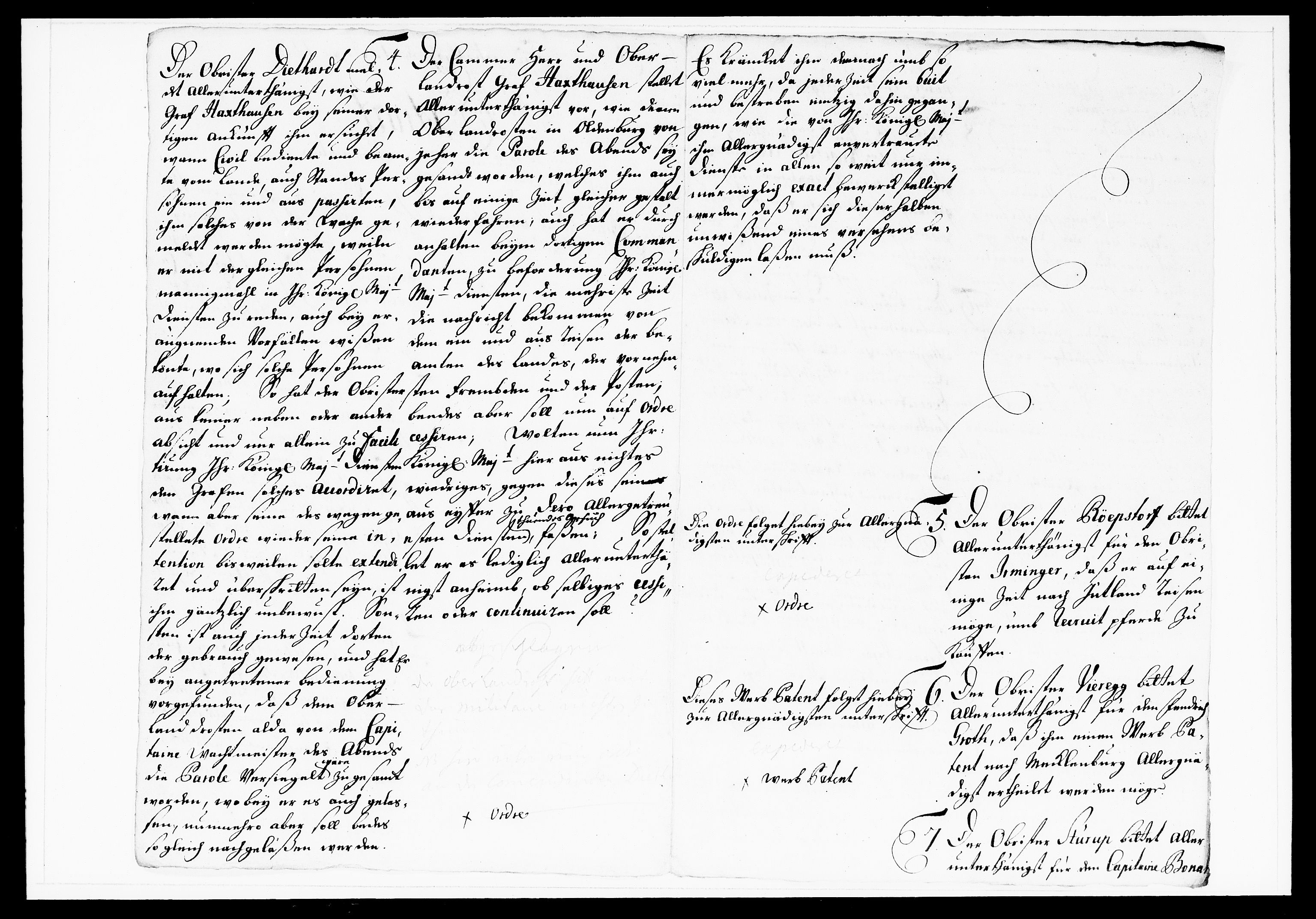 Krigskollegiet, Krigskancelliet, DRA/A-0006/-/1143-1150: Refererede sager, 1738, p. 273