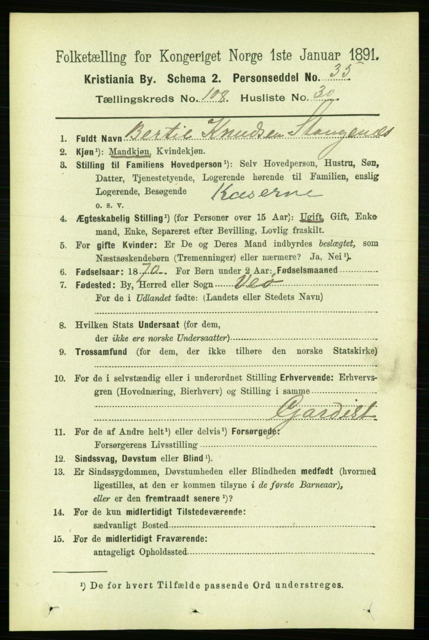 RA, 1891 census for 0301 Kristiania, 1891, p. 56288