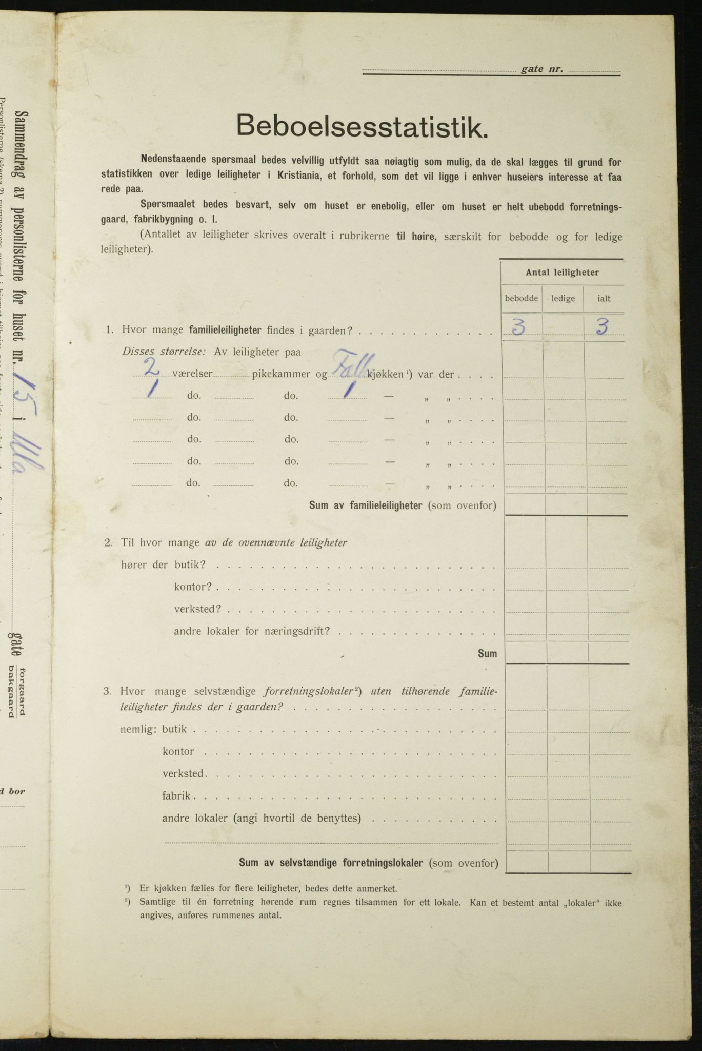 OBA, Municipal Census 1912 for Kristiania, 1912, p. 118827