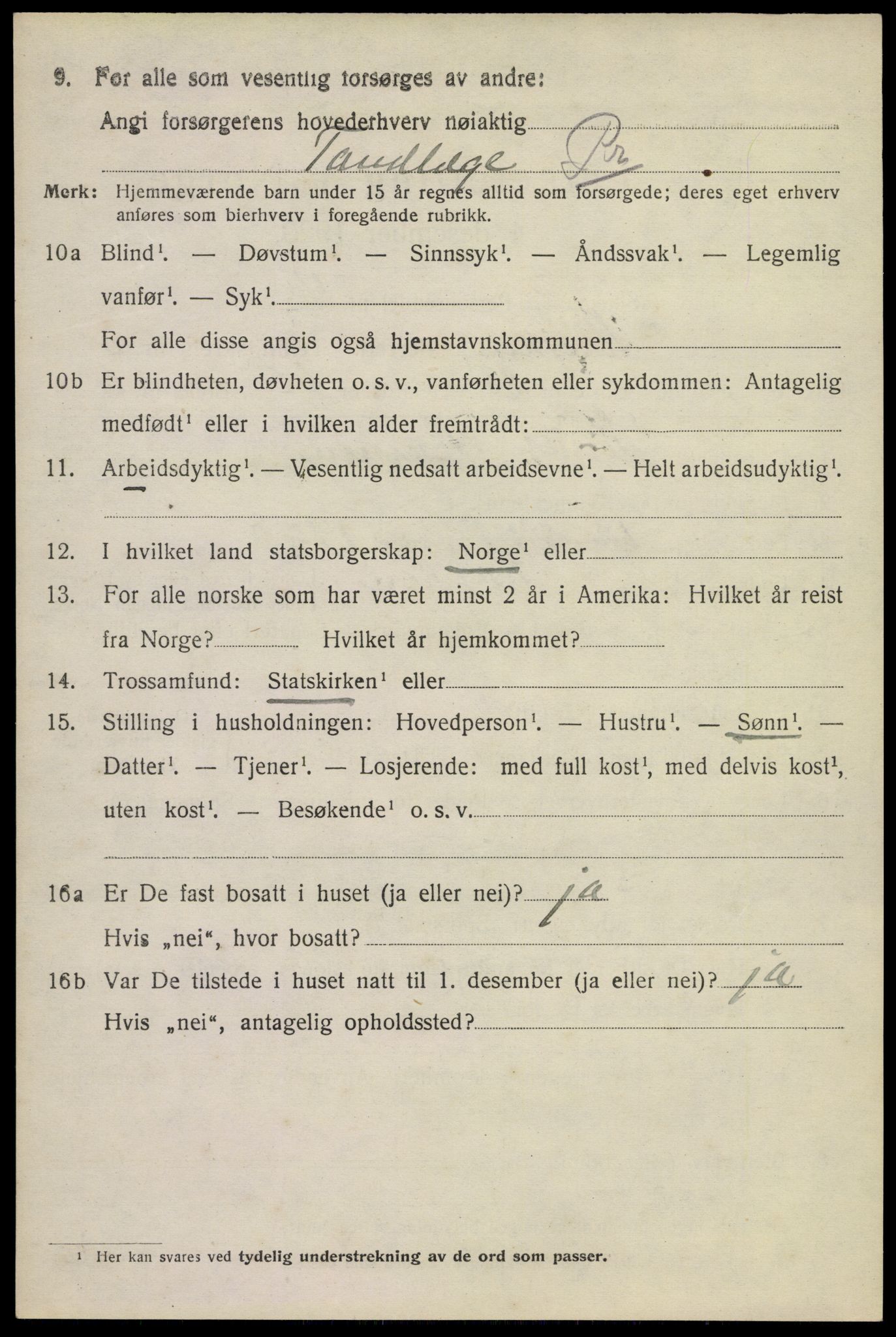 SAKO, 1920 census for Røyken, 1920, p. 5249