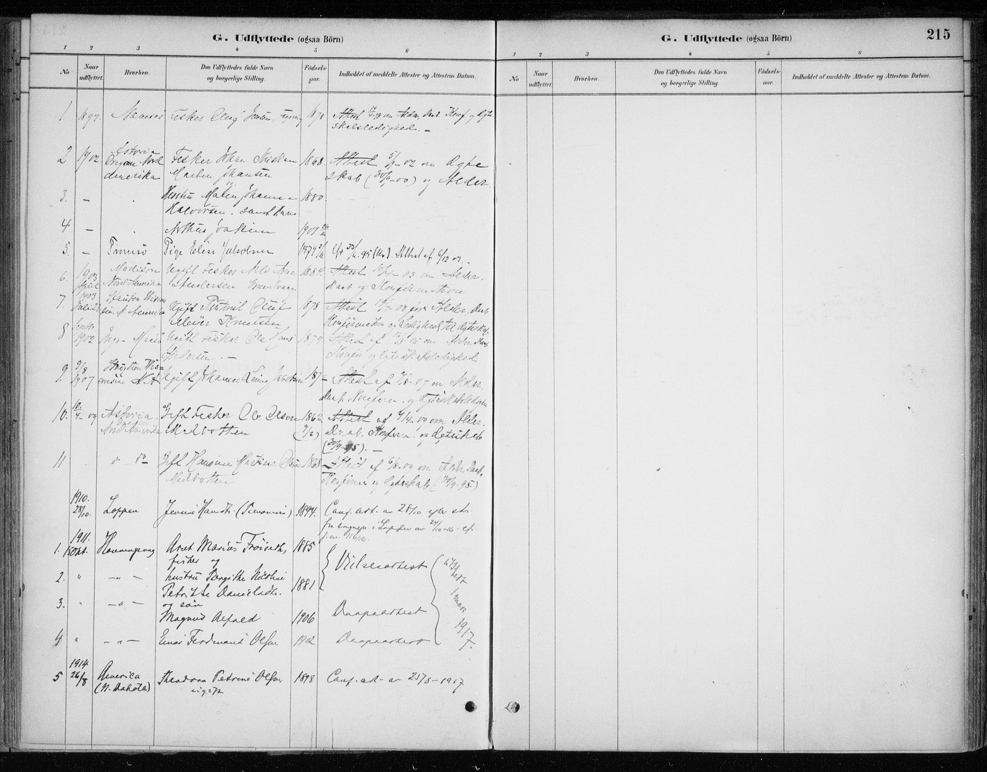 Hammerfest sokneprestkontor, SATØ/S-1347/H/Ha/L0013.kirke: Parish register (official) no. 13, 1898-1917, p. 215
