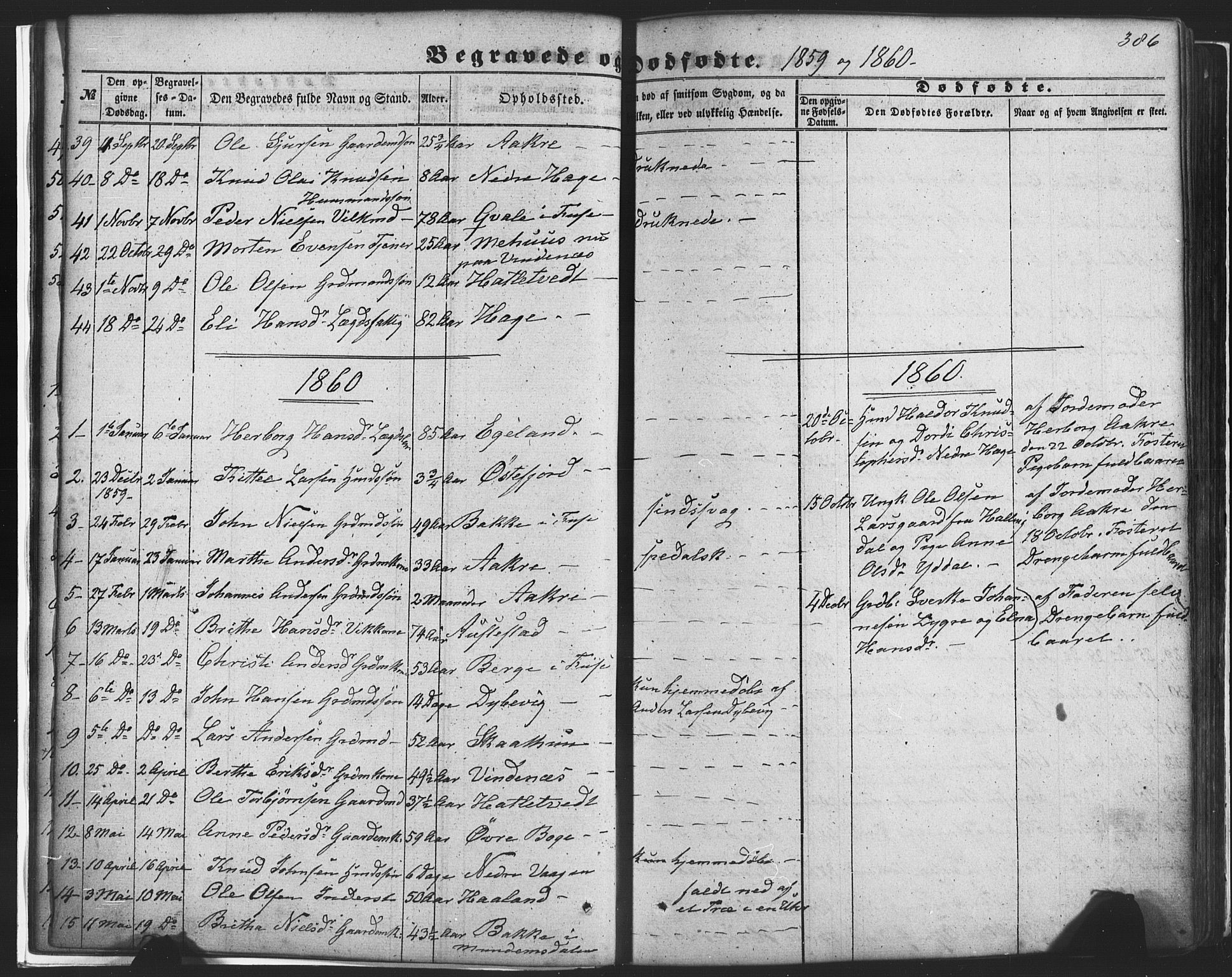 Fusa sokneprestembete, SAB/A-75401/H/Haa: Parish register (official) no. A 1II, 1855-1879, p. 386