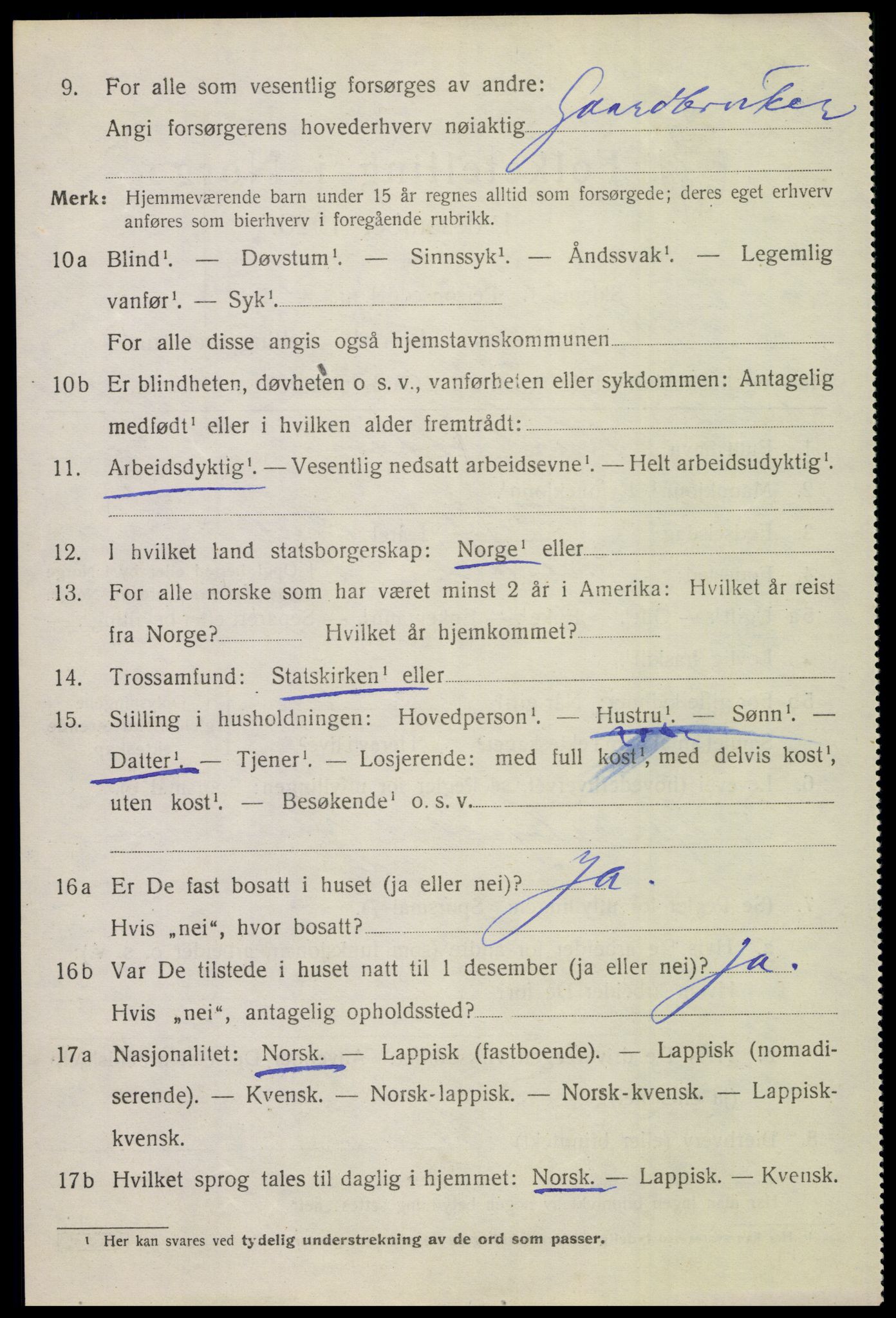 SAT, 1920 census for Beiarn, 1920, p. 2859