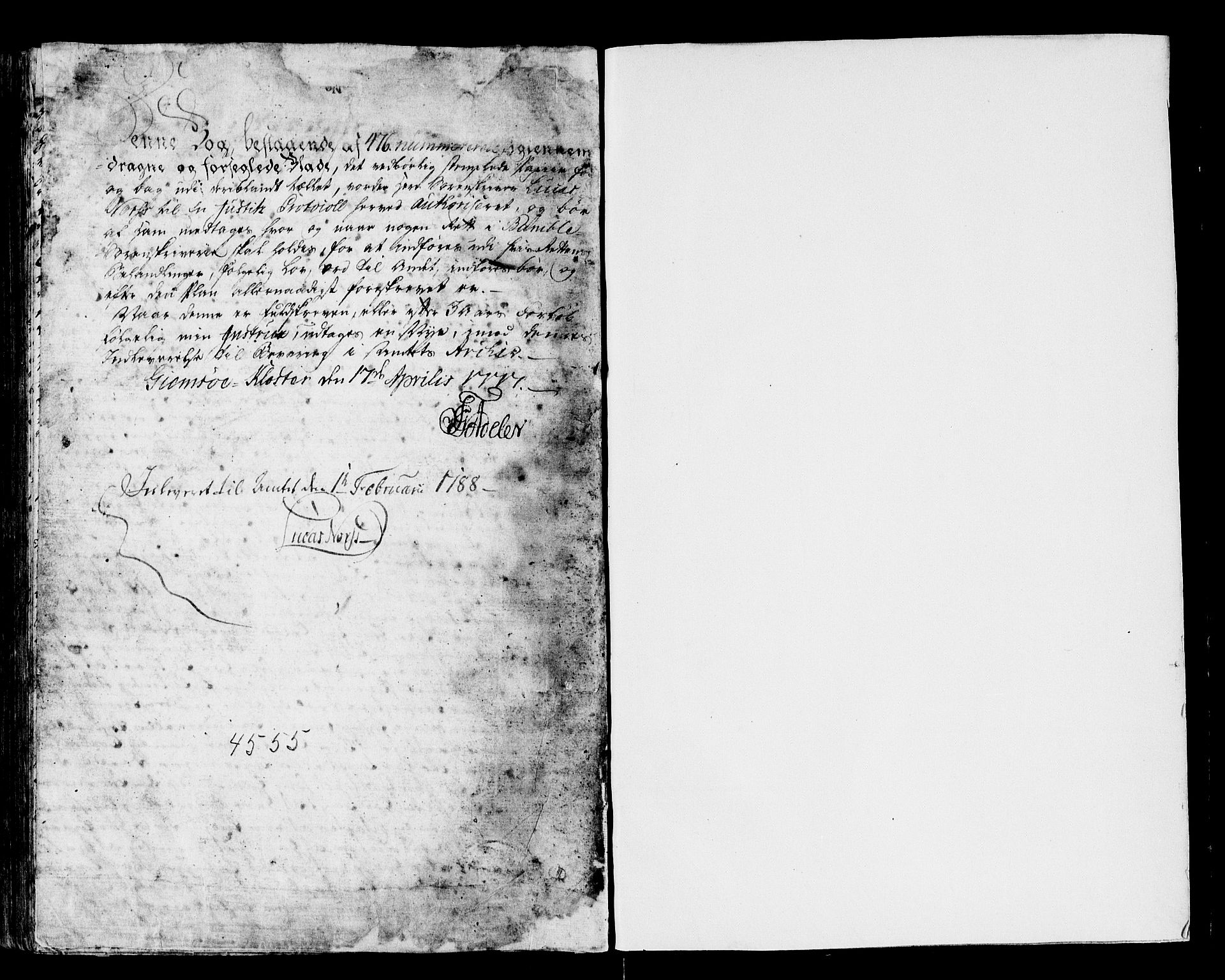 Bamble sorenskriveri, SAKO/A-214/F/Fa/Faa/L0021: Tingbok, 1777-1780