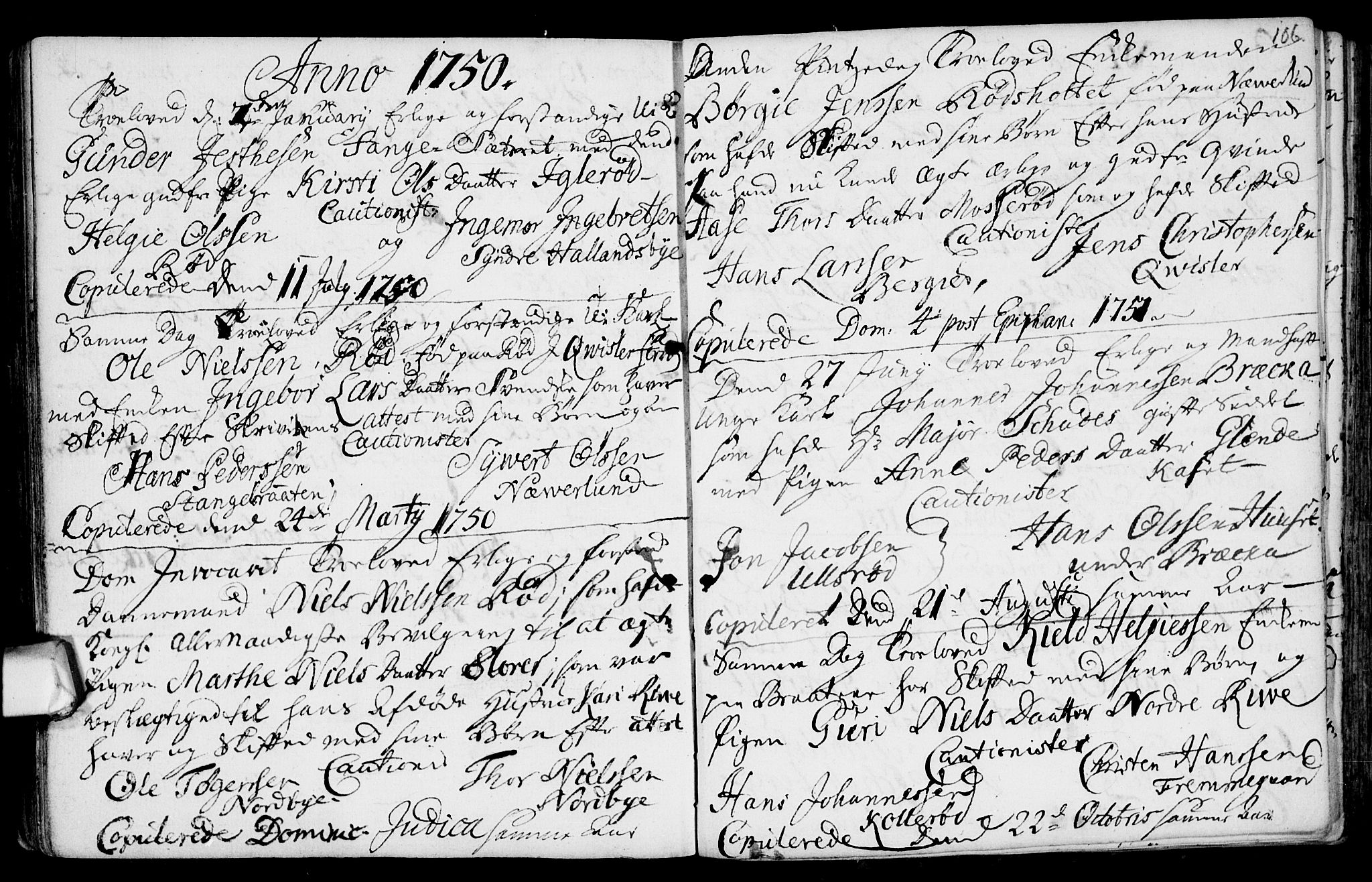 Aremark prestekontor Kirkebøker, SAO/A-10899/F/Fa/L0003: Parish register (official) no. I 3, 1745-1795, p. 106
