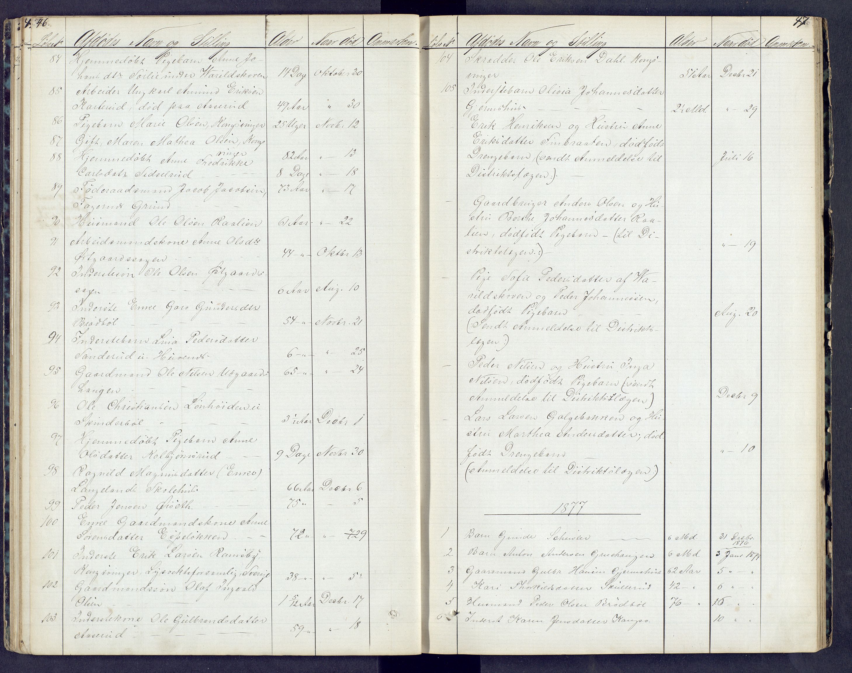 Vinger og Odal sorenskriveri, AV/SAH-TING-022/J/Jf/L0003: Dødsfallsprotokoll - Vinger og Eidskog, 1867-1881, p. 46-47