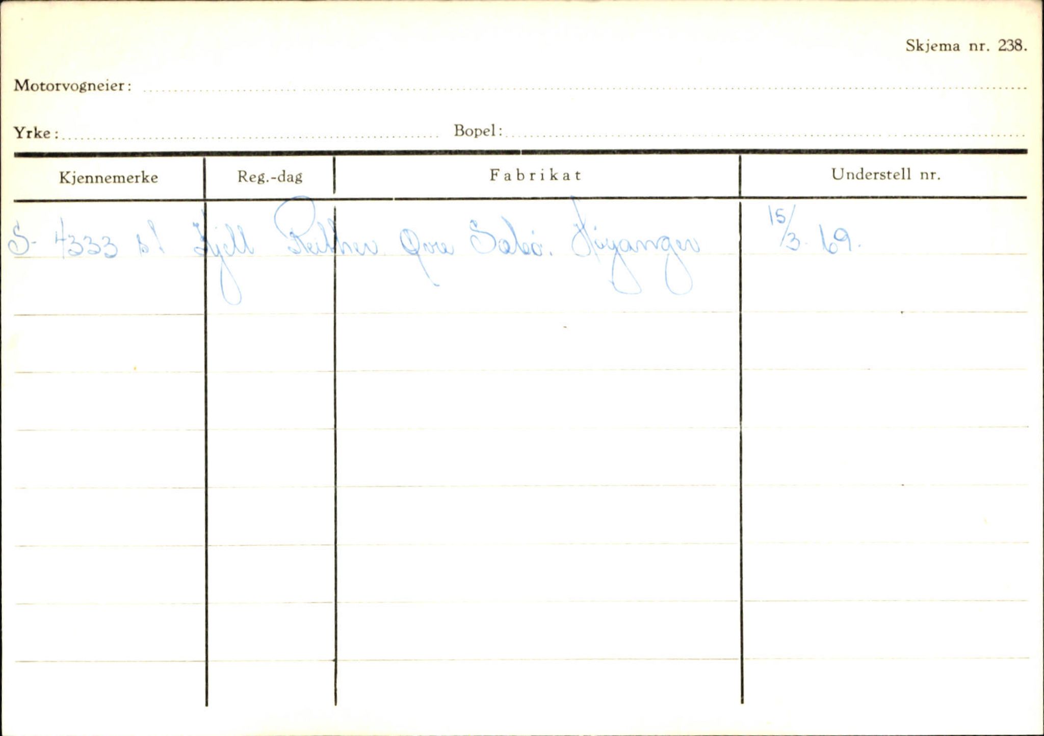 Statens vegvesen, Sogn og Fjordane vegkontor, SAB/A-5301/4/F/L0130: Eigarregister Eid T-Å. Høyanger A-O, 1945-1975, p. 686