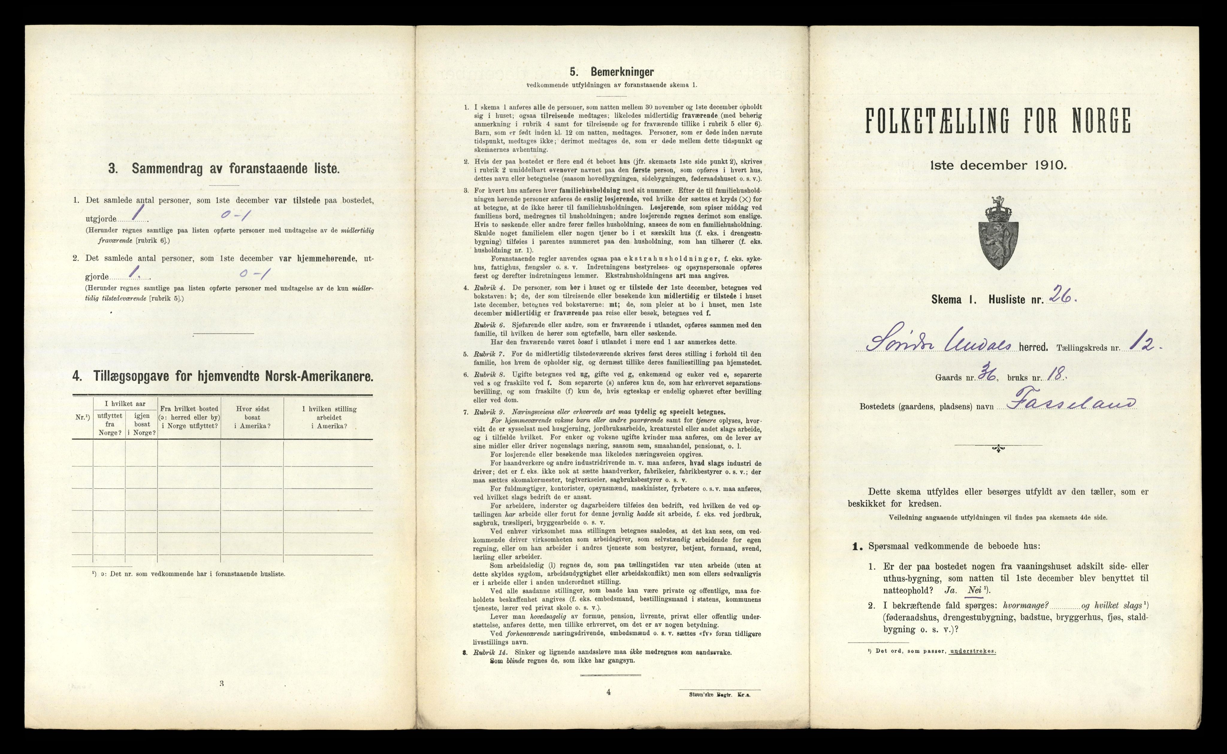 RA, 1910 census for Sør-Audnedal, 1910, p. 1123