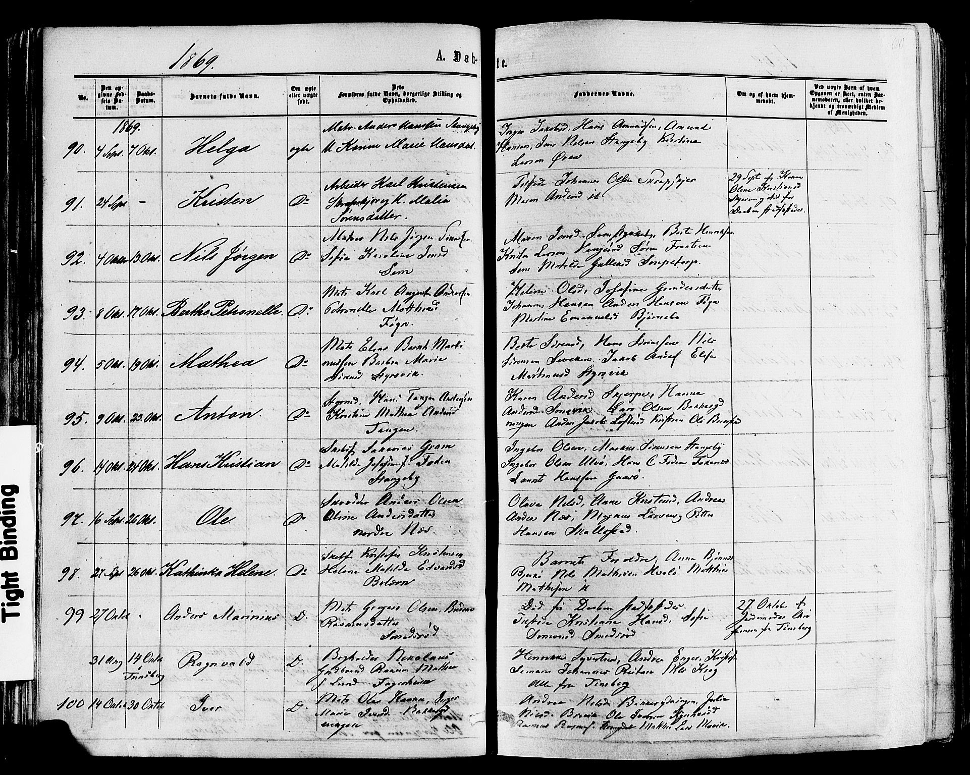 Nøtterøy kirkebøker, AV/SAKO-A-354/F/Fa/L0007: Parish register (official) no. I 7, 1865-1877, p. 60