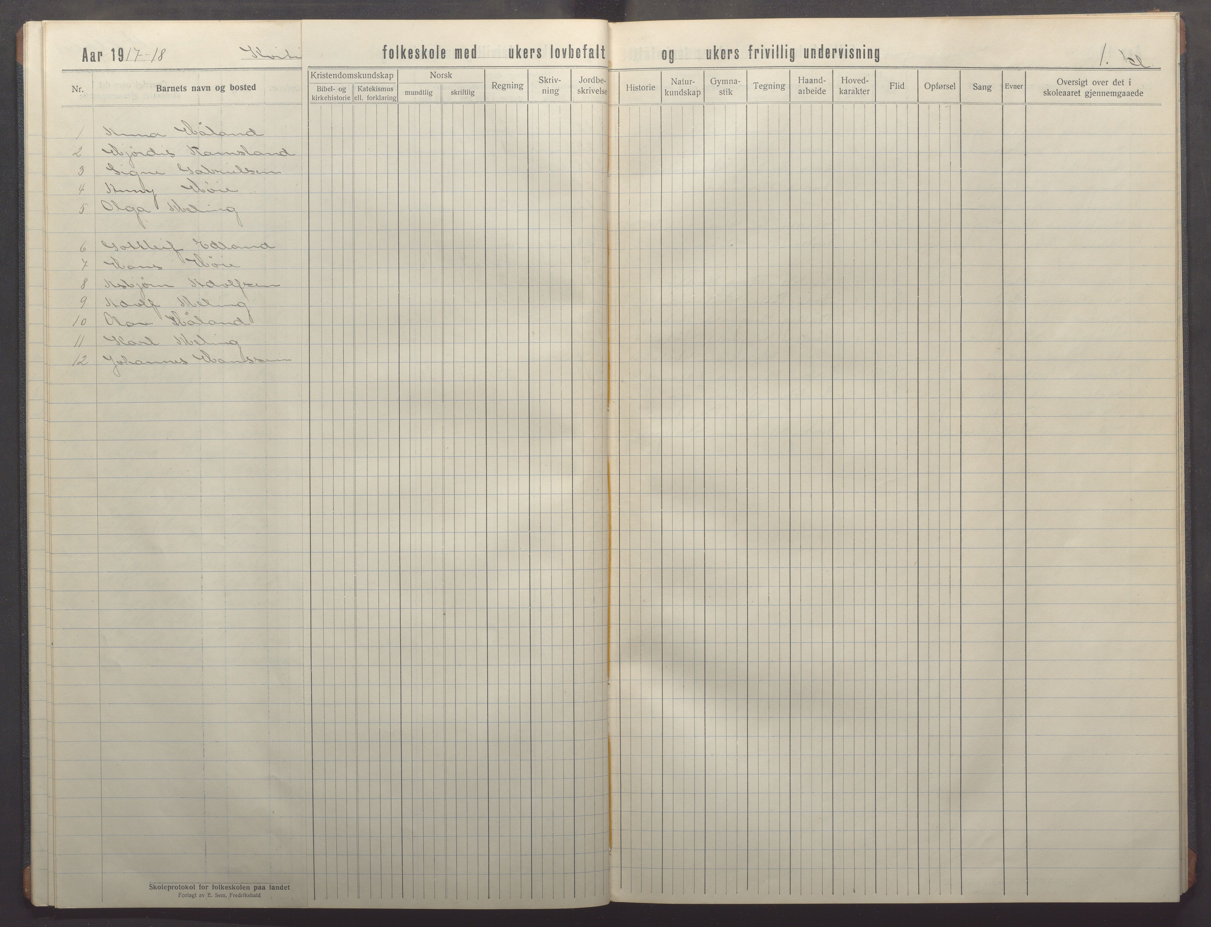 Kvitsøy kommune - Skolestyret, IKAR/K-100574/H/L0003: Skoleprotokoll, 1914-1922, p. 14