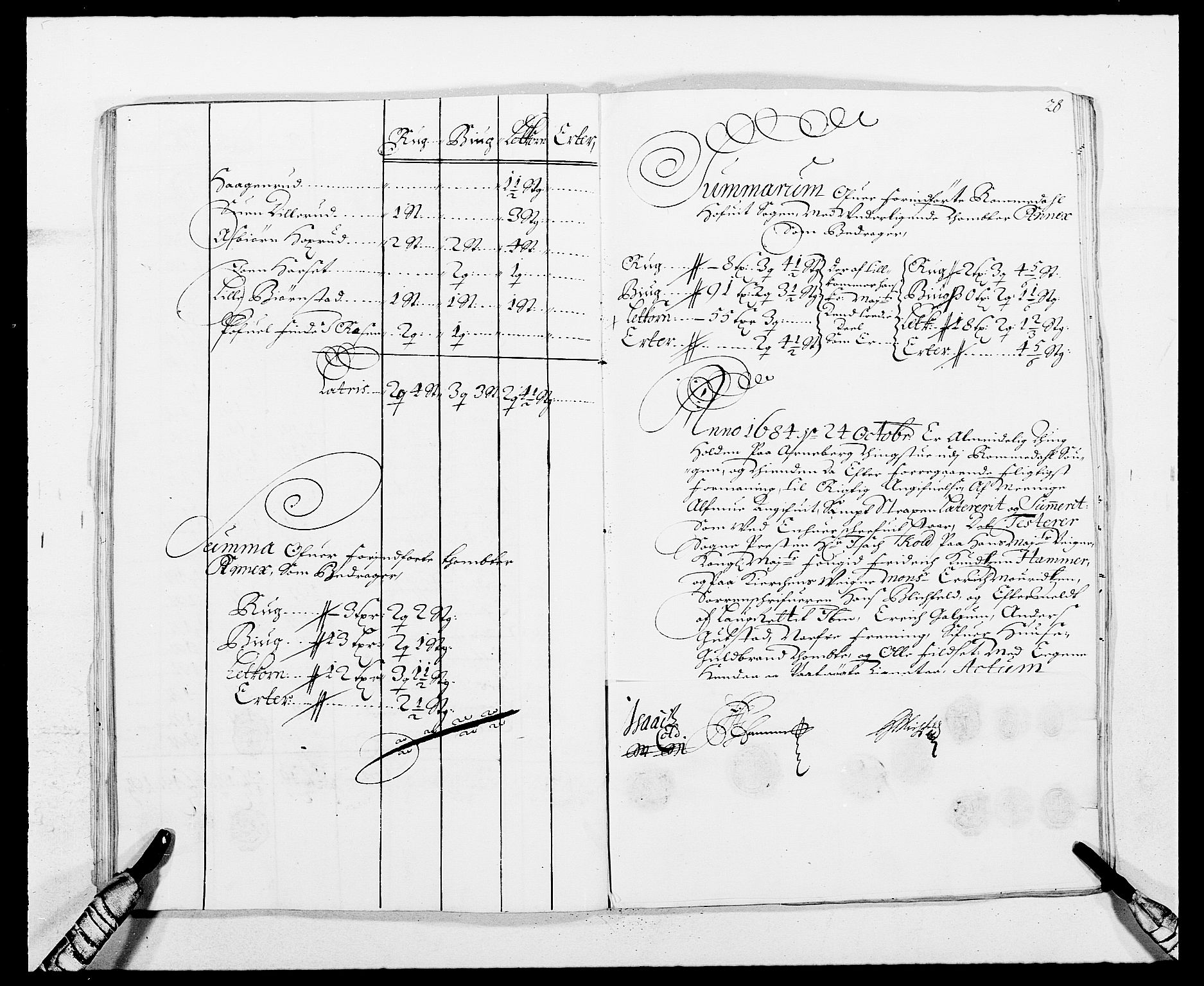 Rentekammeret inntil 1814, Reviderte regnskaper, Fogderegnskap, AV/RA-EA-4092/R16/L1025: Fogderegnskap Hedmark, 1684, p. 256