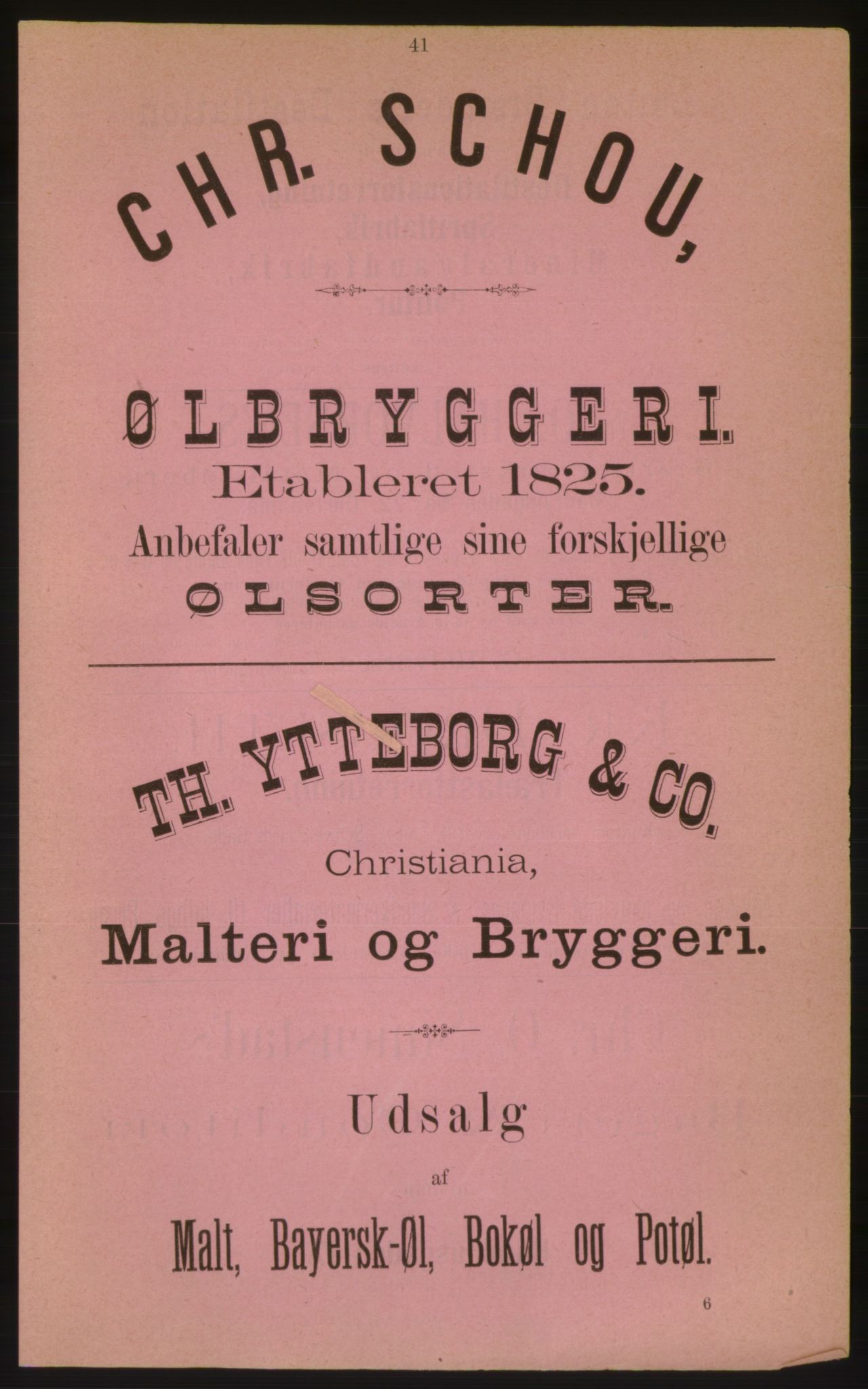 Kristiania/Oslo adressebok, PUBL/-, 1882, p. 41