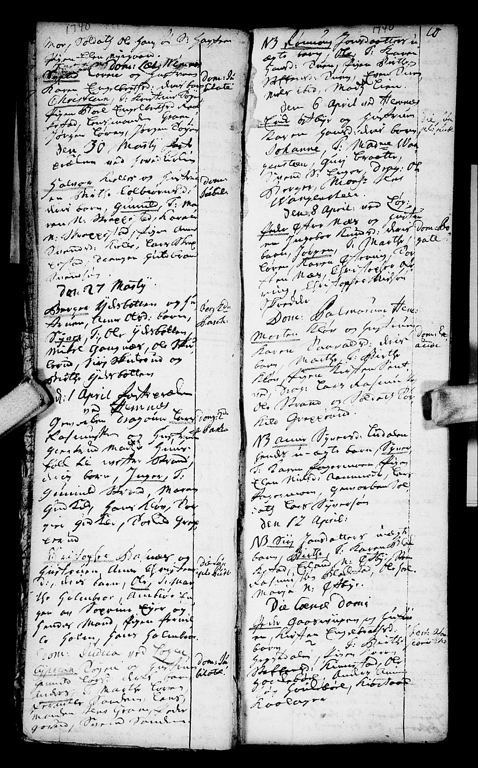 Høland prestekontor Kirkebøker, SAO/A-10346a/F/Fa/L0003: Parish register (official) no. I 3, 1739-1756, p. 10