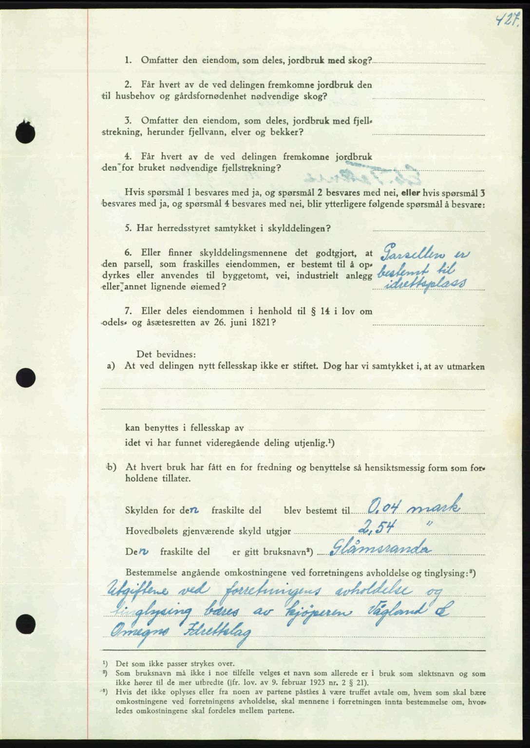 Nordmøre sorenskriveri, AV/SAT-A-4132/1/2/2Ca: Mortgage book no. A107, 1947-1948, Diary no: : 134/1948