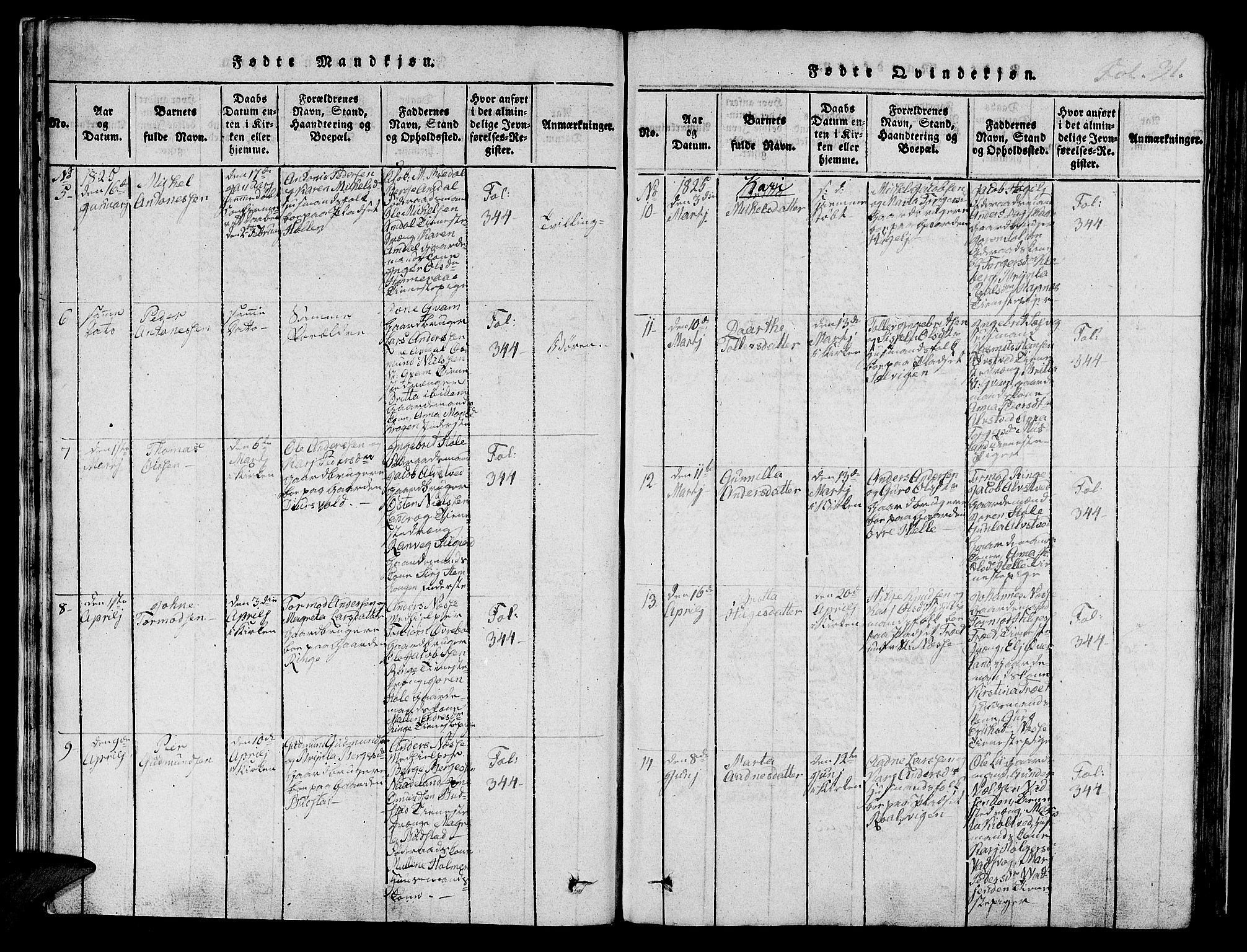 Nedstrand sokneprestkontor, AV/SAST-A-101841/01/IV: Parish register (official) no. A 6, 1816-1838, p. 31