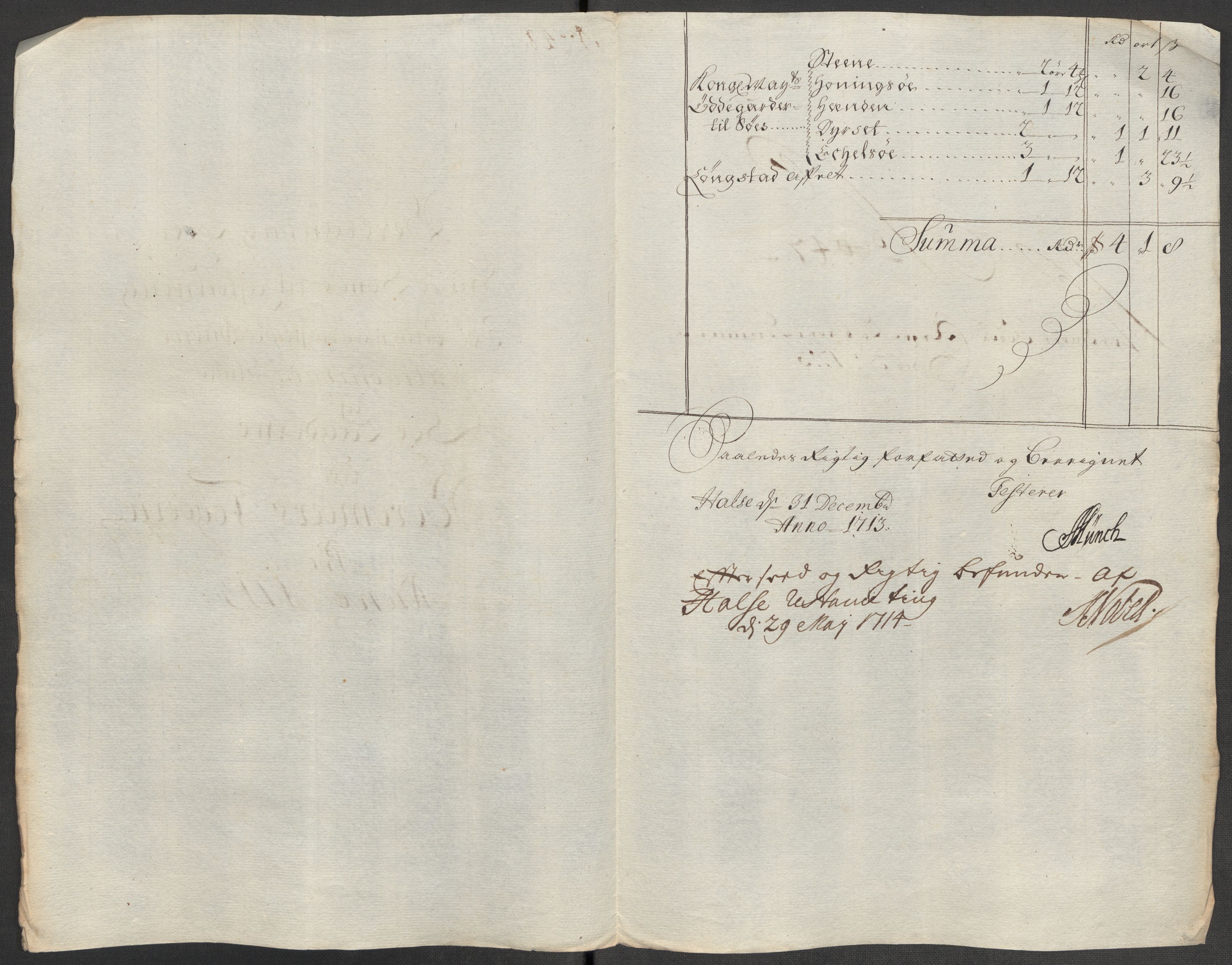 Rentekammeret inntil 1814, Reviderte regnskaper, Fogderegnskap, RA/EA-4092/R56/L3747: Fogderegnskap Nordmøre, 1713, p. 246