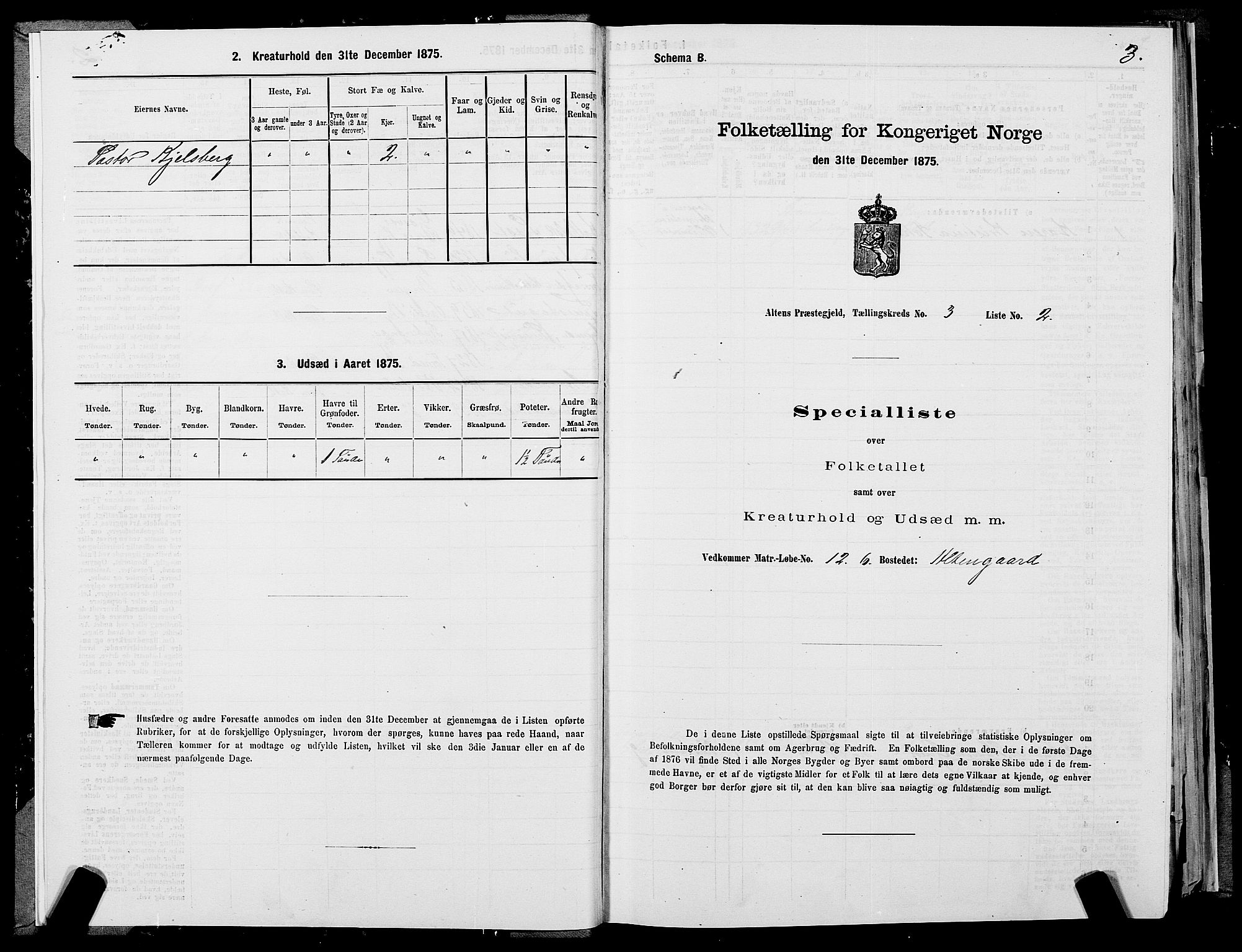 SATØ, 1875 census for 2012P Alta, 1875, p. 2003