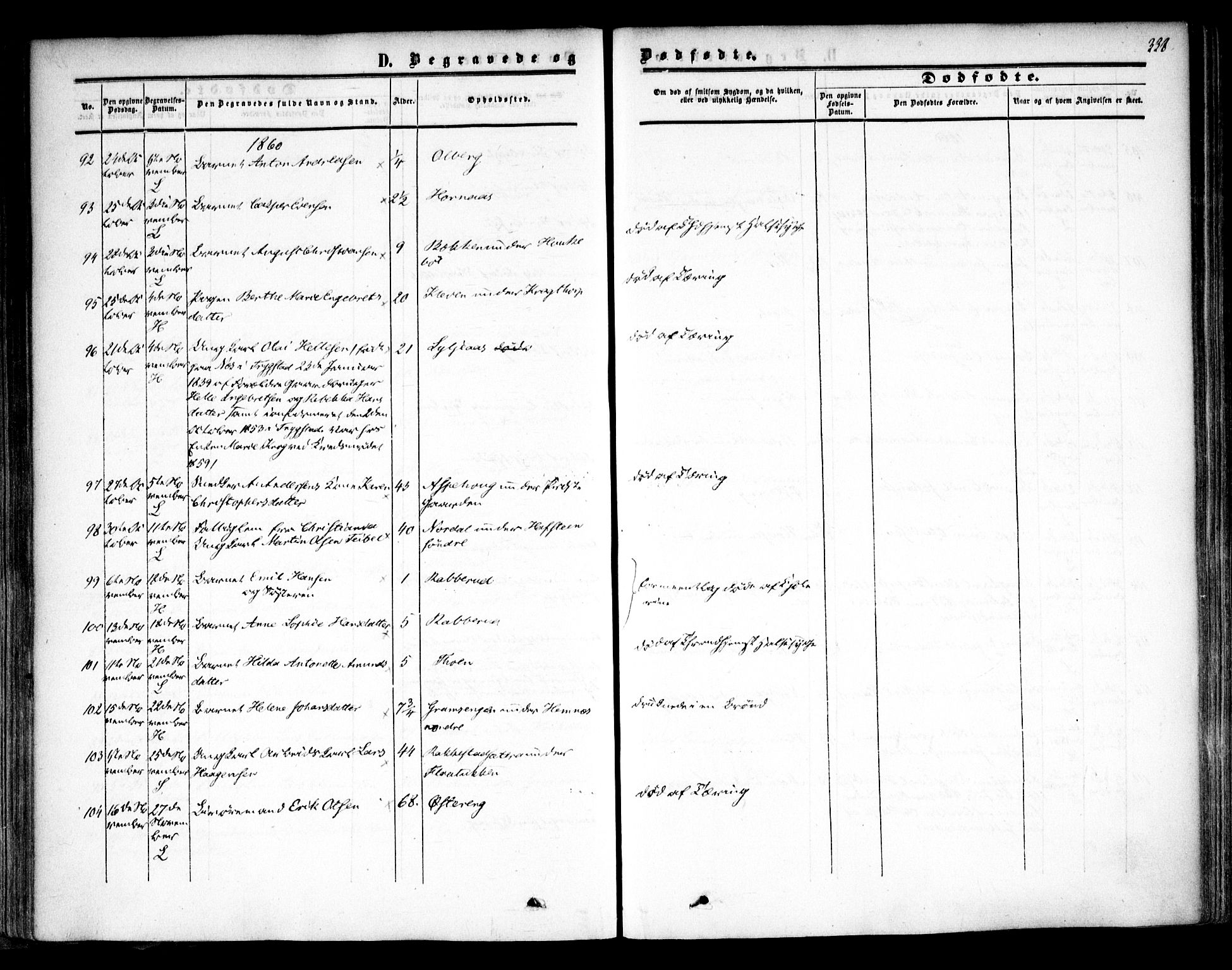 Høland prestekontor Kirkebøker, AV/SAO-A-10346a/F/Fa/L0010: Parish register (official) no. I 10, 1854-1861, p. 338