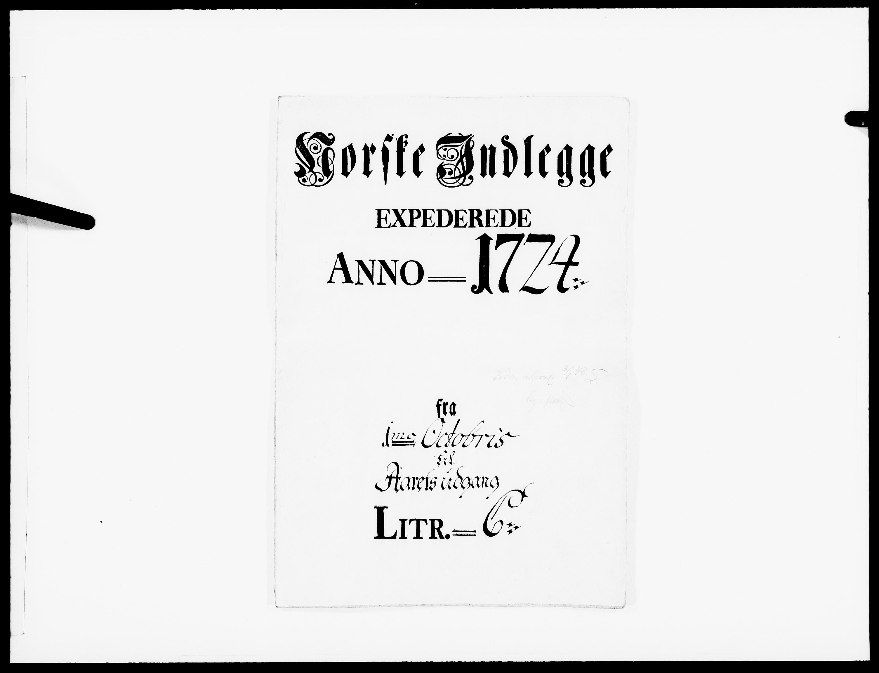 Danske Kanselli 1572-1799, AV/RA-EA-3023/F/Fc/Fcc/Fcca/L0095: Norske innlegg 1572-1799, 1724, p. 408