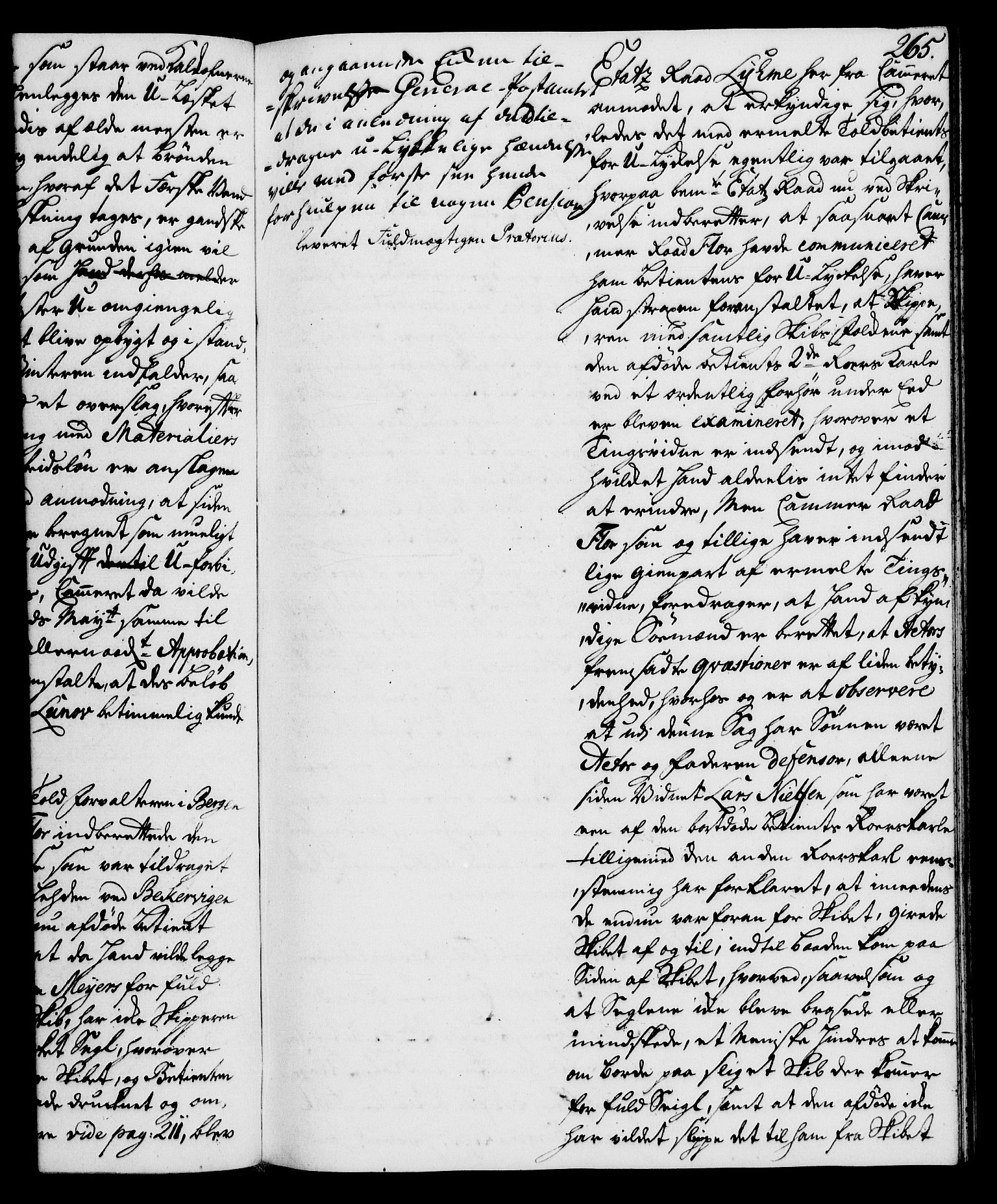 Rentekammeret, Kammerkanselliet, RA/EA-3111/G/Gh/Gha/L0024: Norsk ekstraktmemorialprotokoll (merket RK 53.69), 1742-1743, p. 265