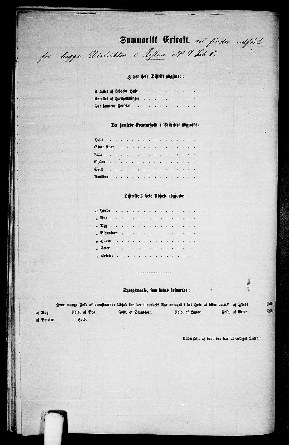 RA, 1865 census for Voss, 1865, p. 174