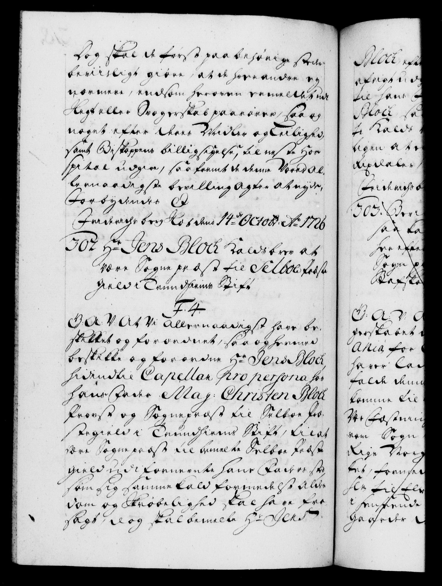 Danske Kanselli 1572-1799, AV/RA-EA-3023/F/Fc/Fca/Fcaa/L0025: Norske registre, 1726-1728, p. 218b