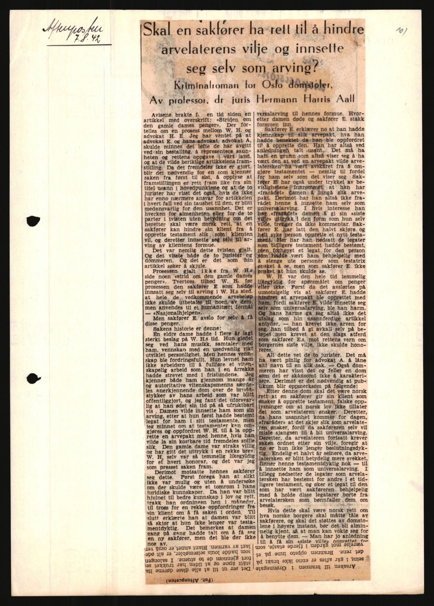 Forsvarets Overkommando. 2 kontor. Arkiv 11.4. Spredte tyske arkivsaker, AV/RA-RAFA-7031/D/Dar/Darb/L0013: Reichskommissariat - Hauptabteilung Vervaltung, 1917-1942, p. 1133