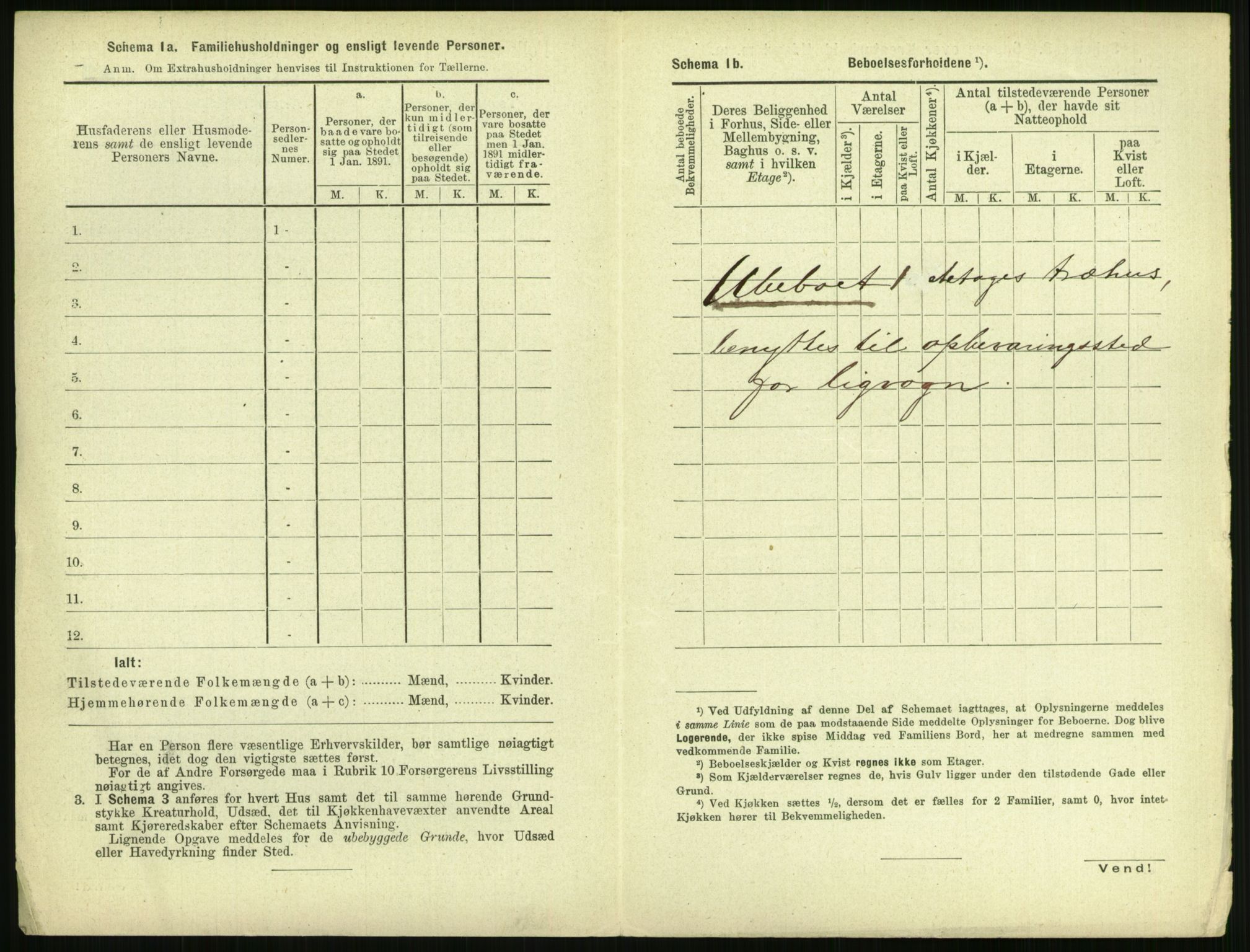 RA, 1891 census for 0707 Larvik, 1891, p. 1130