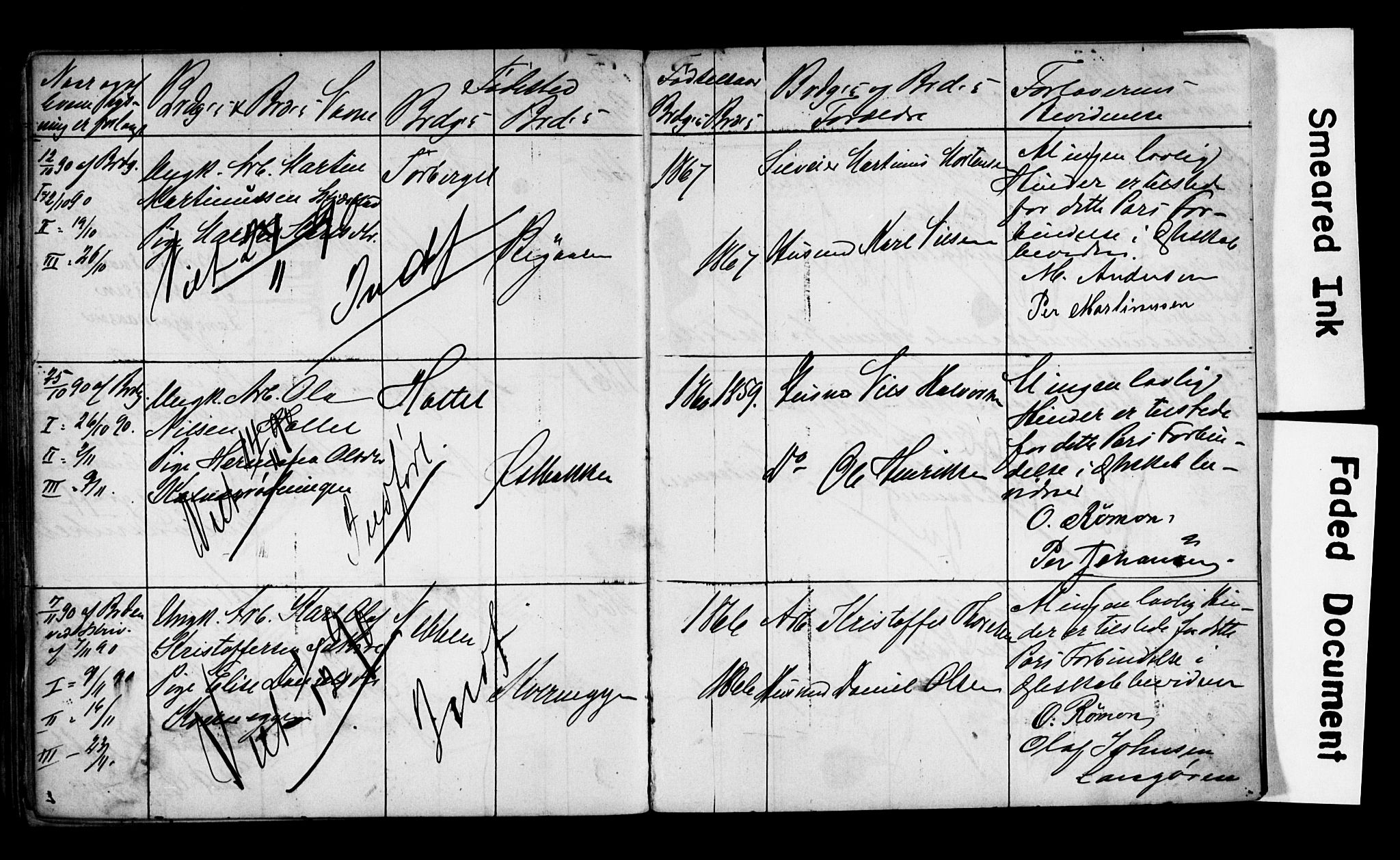 Trysil prestekontor, AV/SAH-PREST-046/I/Ie: Banns register no. 1, 1882-1899