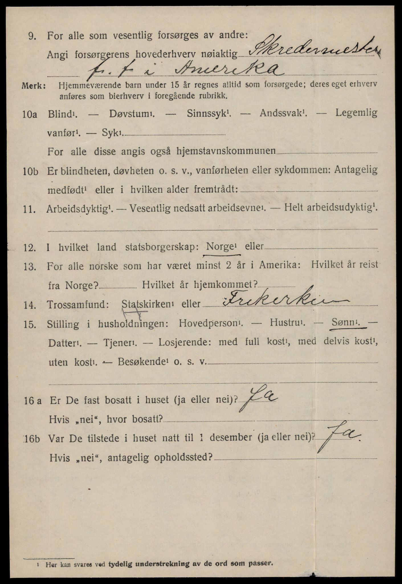 SAT, 1920 census for Haram, 1920, p. 6266