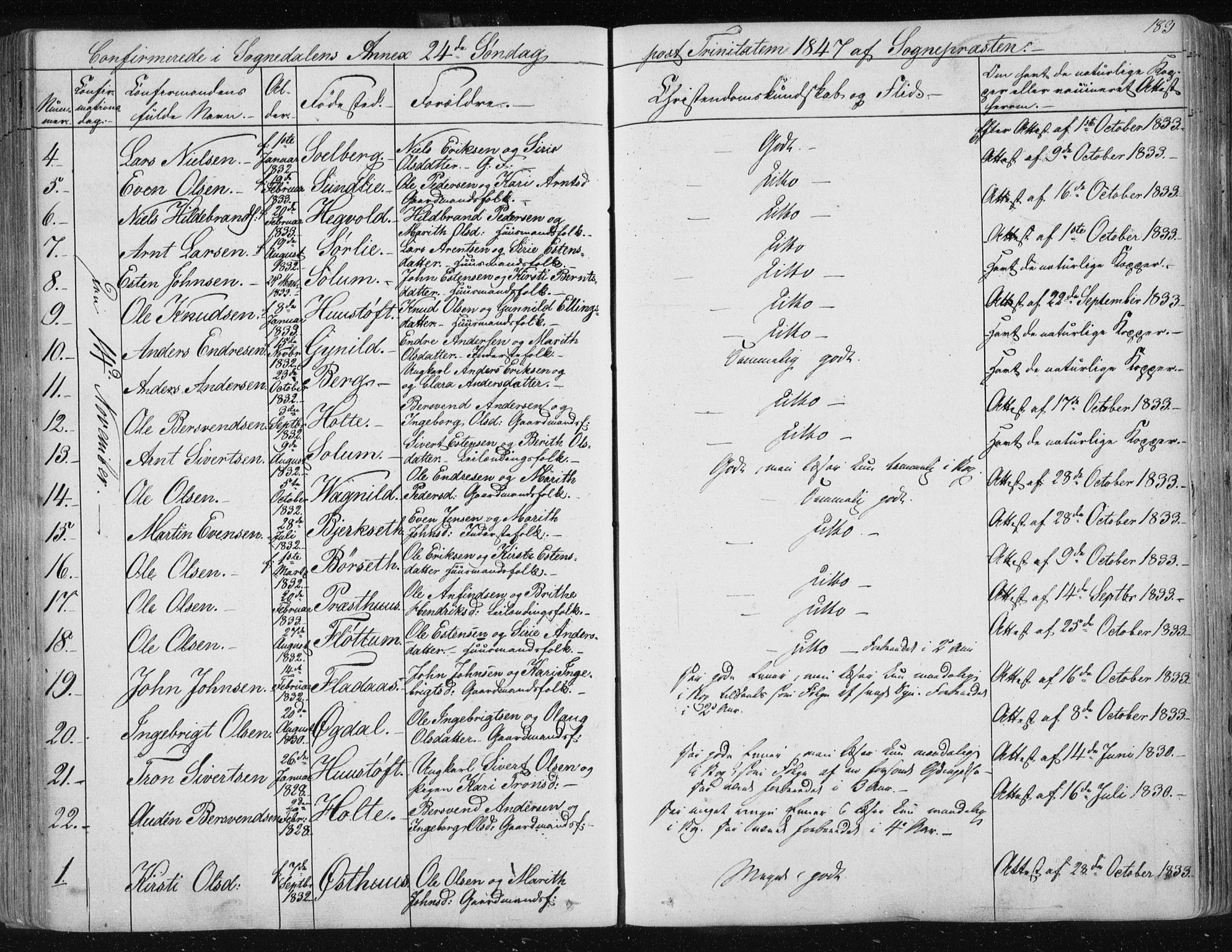 Ministerialprotokoller, klokkerbøker og fødselsregistre - Sør-Trøndelag, SAT/A-1456/687/L0999: Parish register (official) no. 687A05 /3, 1843-1848, p. 183