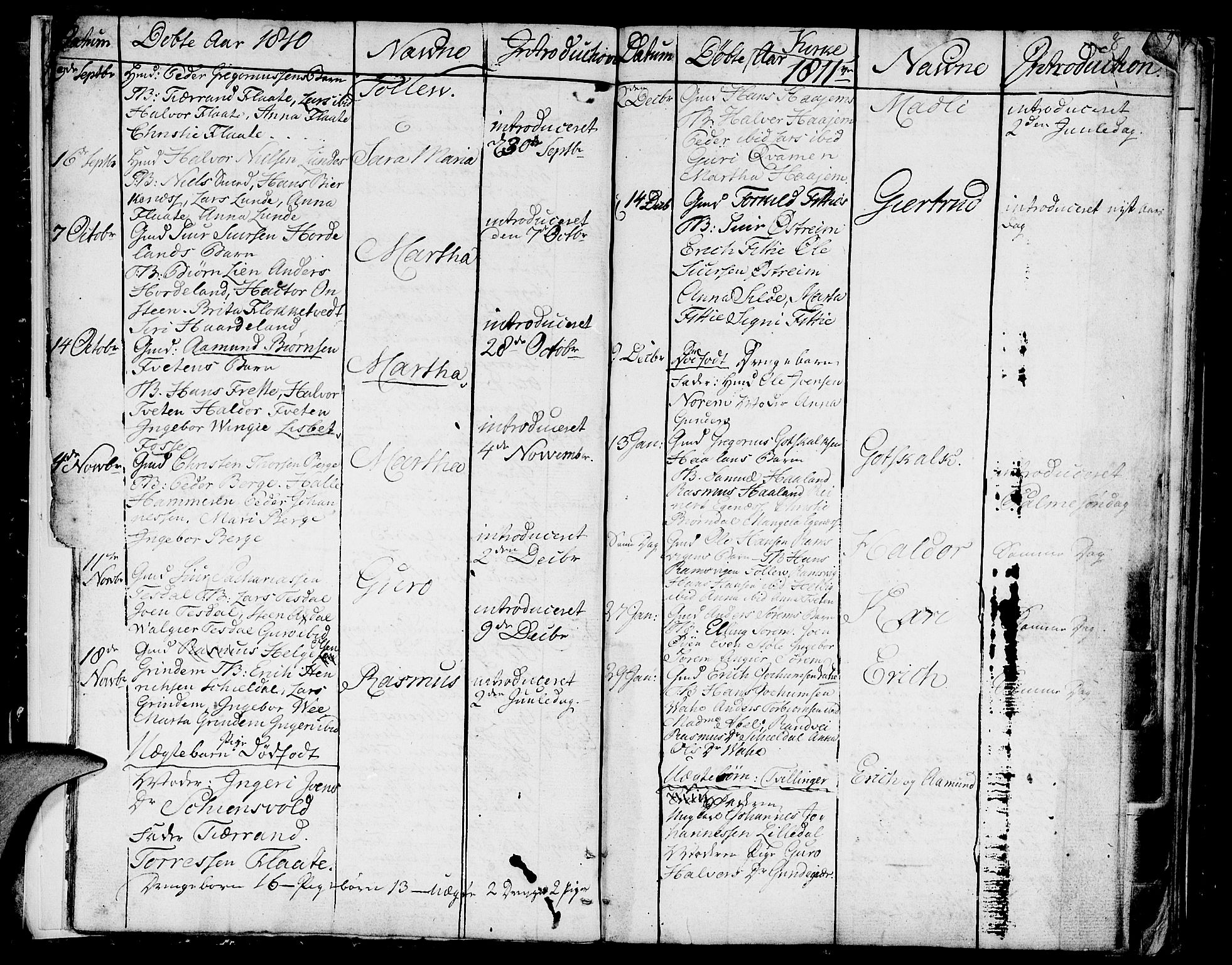 Etne sokneprestembete, SAB/A-75001/H/Haa: Parish register (official) no. A 5, 1808-1817, p. 8