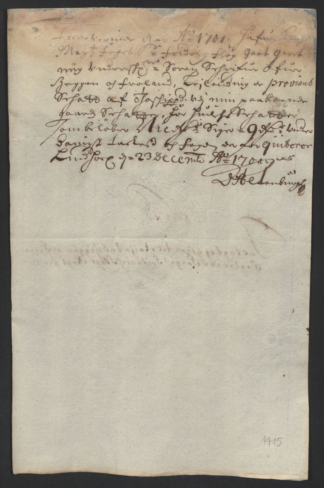 Rentekammeret inntil 1814, Reviderte regnskaper, Fogderegnskap, AV/RA-EA-4092/R07/L0293: Fogderegnskap Rakkestad, Heggen og Frøland, 1701, p. 98