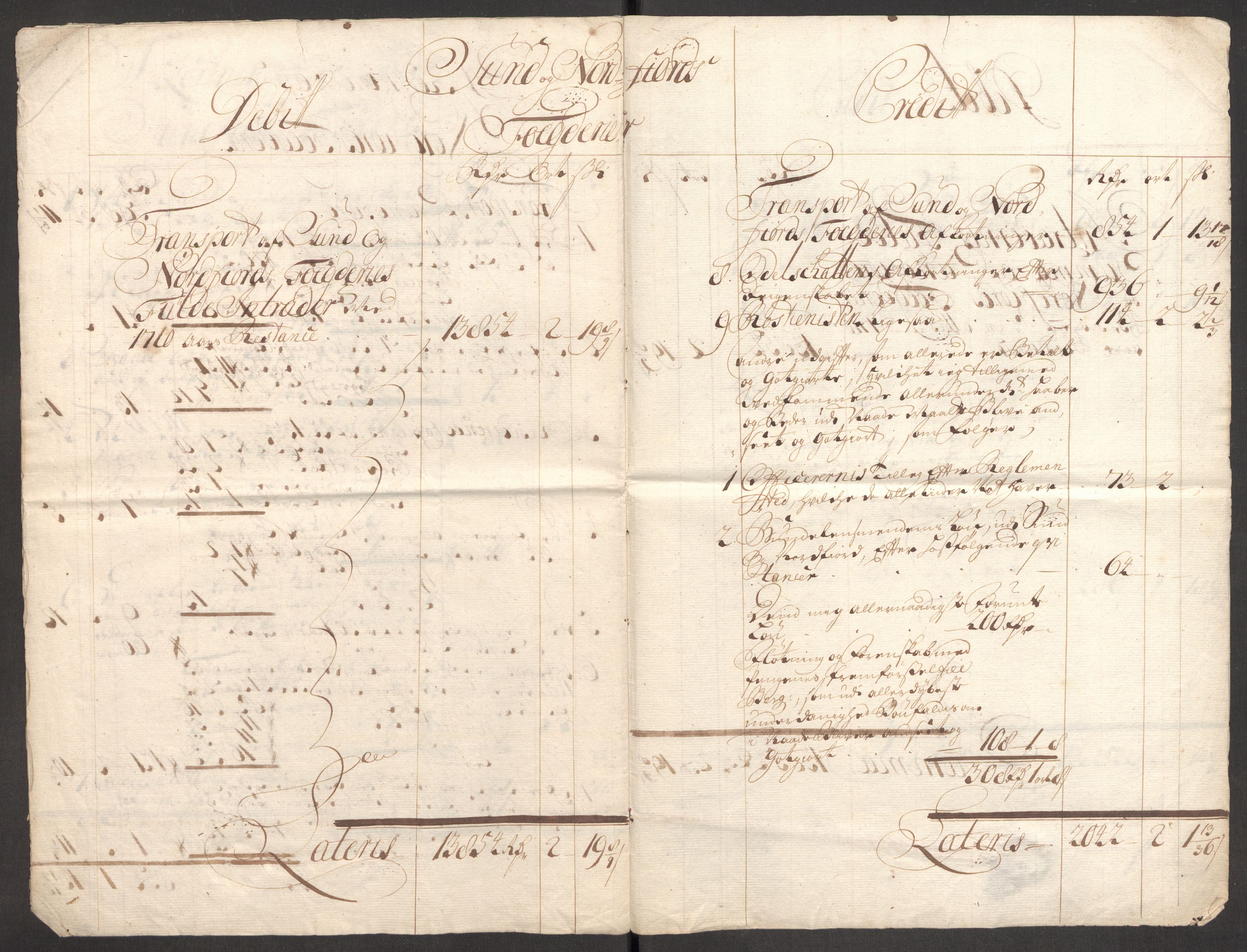 Rentekammeret inntil 1814, Reviderte regnskaper, Fogderegnskap, AV/RA-EA-4092/R53/L3433: Fogderegnskap Sunn- og Nordfjord, 1710-1711, p. 199