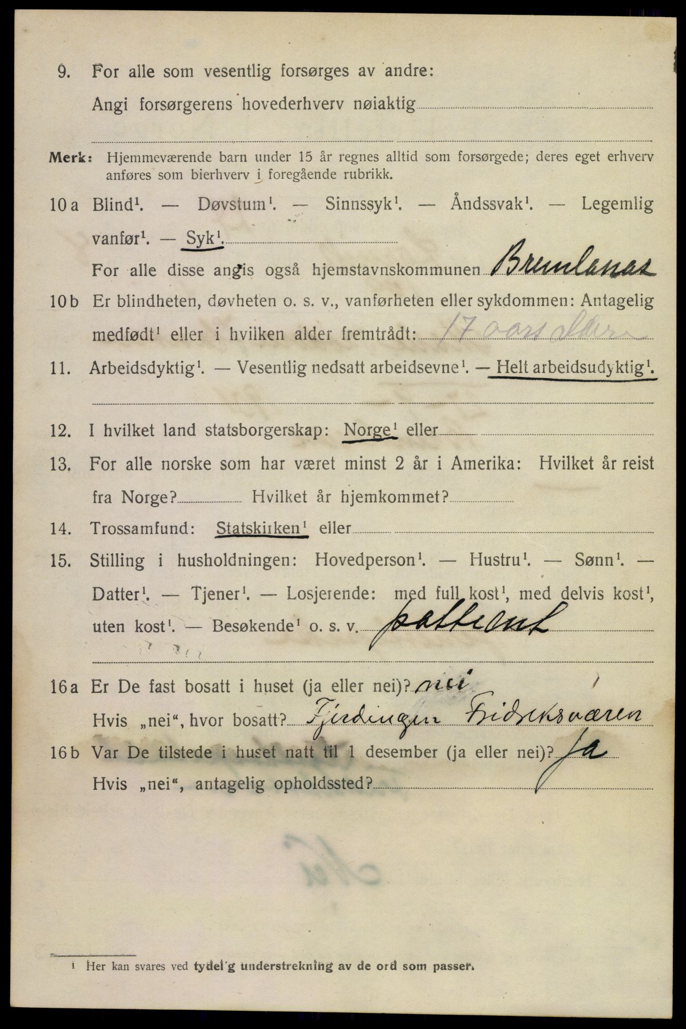 SAKO, 1920 census for Larvik, 1920, p. 24507