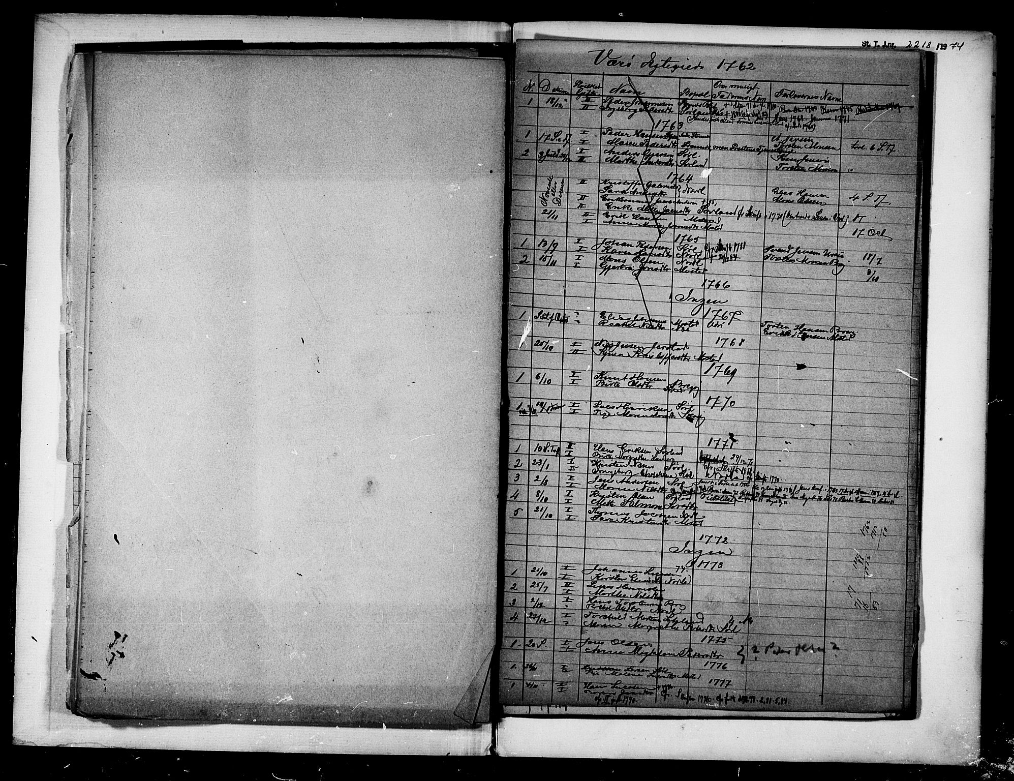 Ministerialprotokoller, klokkerbøker og fødselsregistre - Nordland, SAT/A-1459/807/L0127: Parish register transcript no. 807D01, 1752-1788