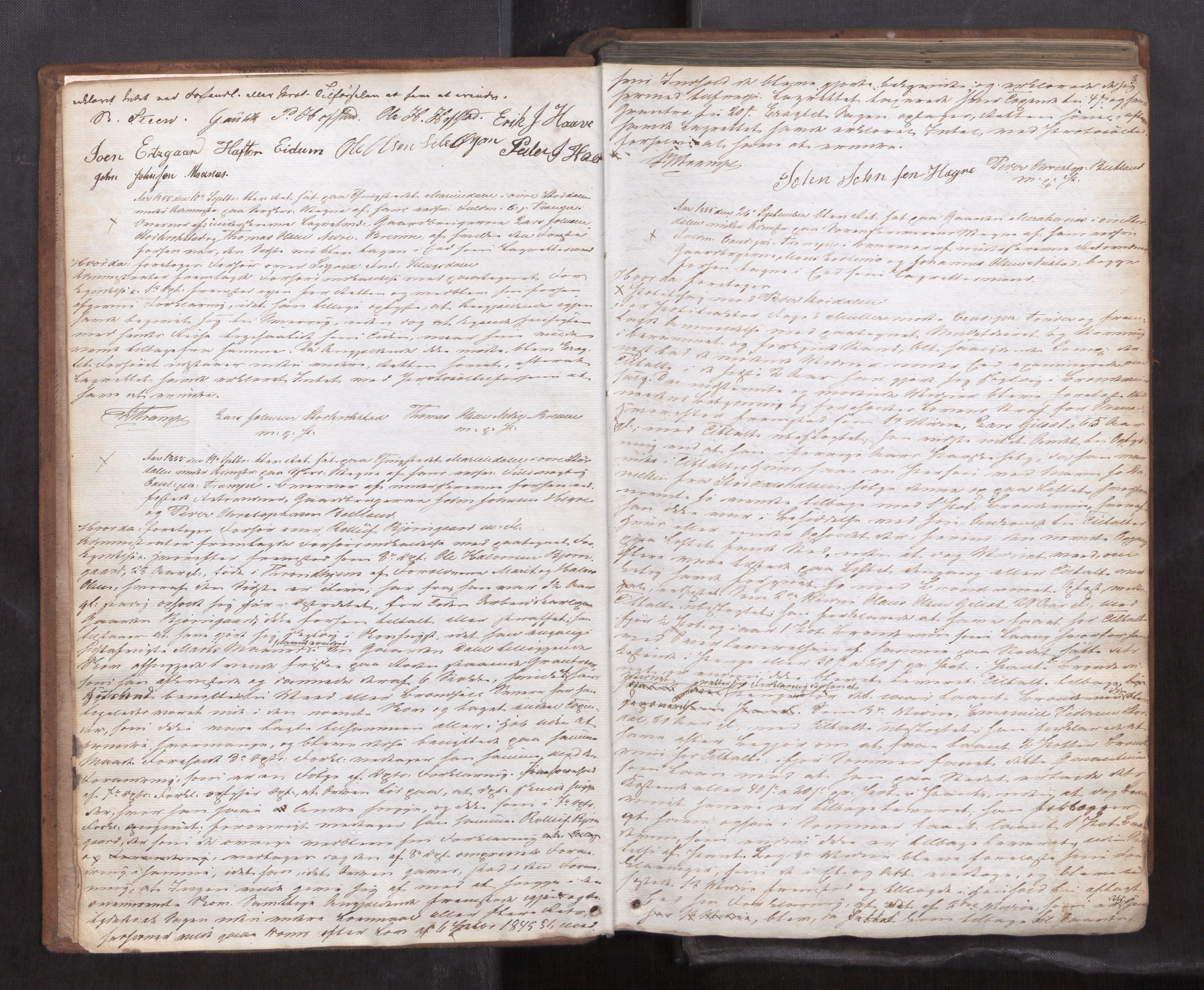 Stjør- og Verdal sorenskriveri, AV/SAT-A-4167/1/1/1B/L0024: Ekstrarettsprotokoll, 1855-1862, p. 2b-3a
