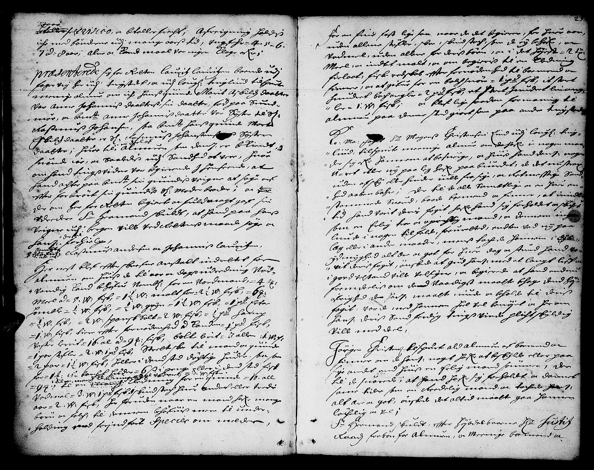 Finnmark sorenskriveri, AV/SATØ-S-0053/F/Fa/L0021: Justisprotokoller, 1685-1688, p. 24b-25a