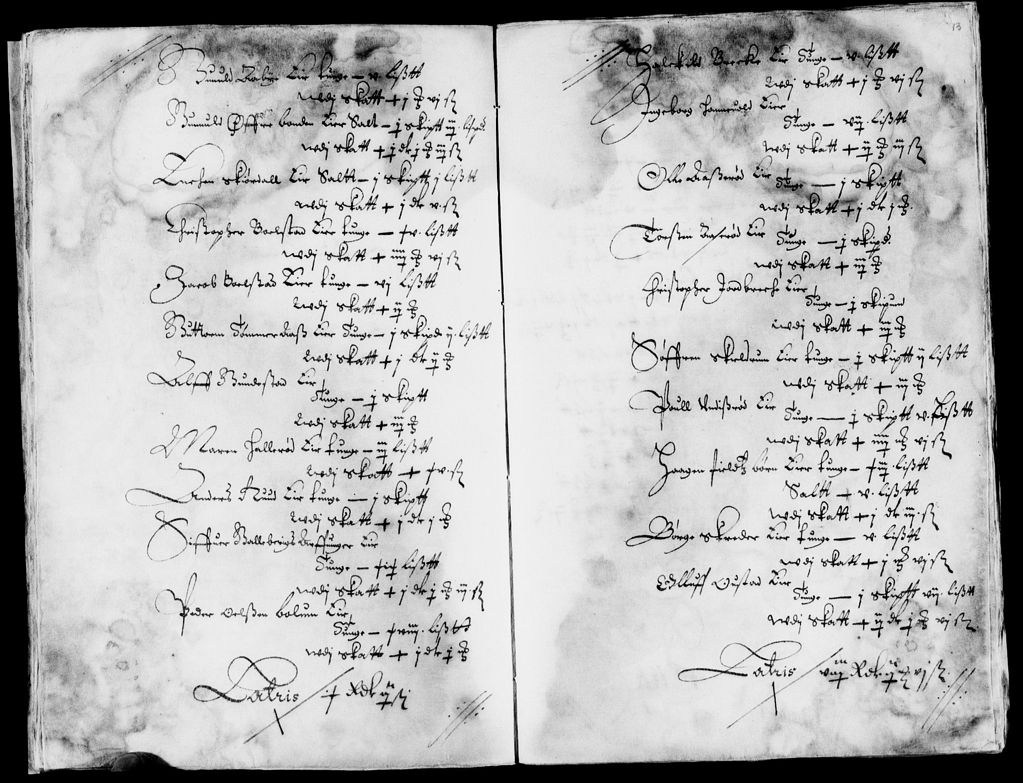 Rentekammeret inntil 1814, Reviderte regnskaper, Lensregnskaper, AV/RA-EA-5023/R/Rb/Rbo/L0027: Tønsberg len, 1645-1647