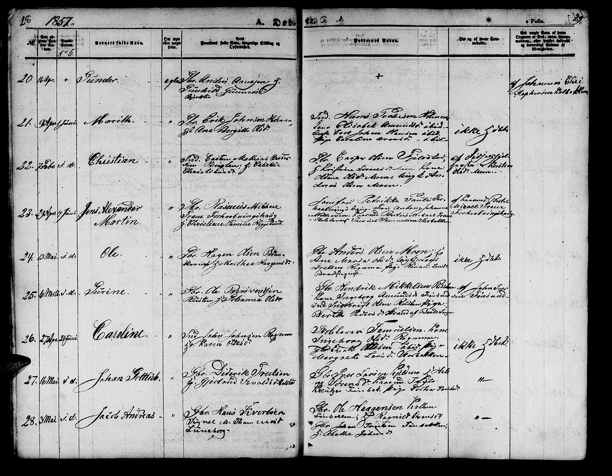 Målselv sokneprestembete, AV/SATØ-S-1311/G/Ga/Gab/L0001klokker: Parish register (copy) no. 1, 1856-1866, p. 28-29
