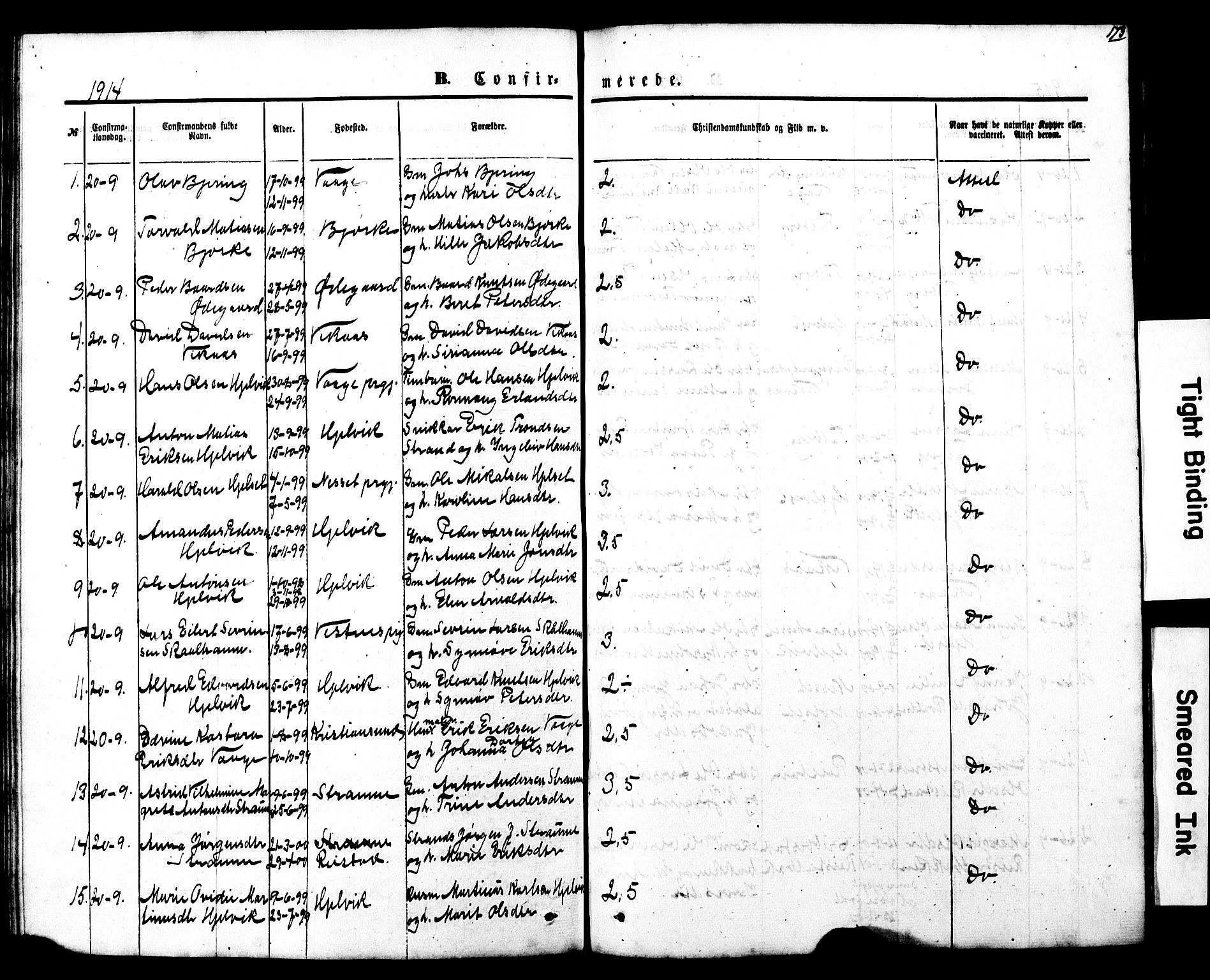 Ministerialprotokoller, klokkerbøker og fødselsregistre - Møre og Romsdal, SAT/A-1454/550/L0618: Parish register (copy) no. 550C01, 1870-1927, p. 173
