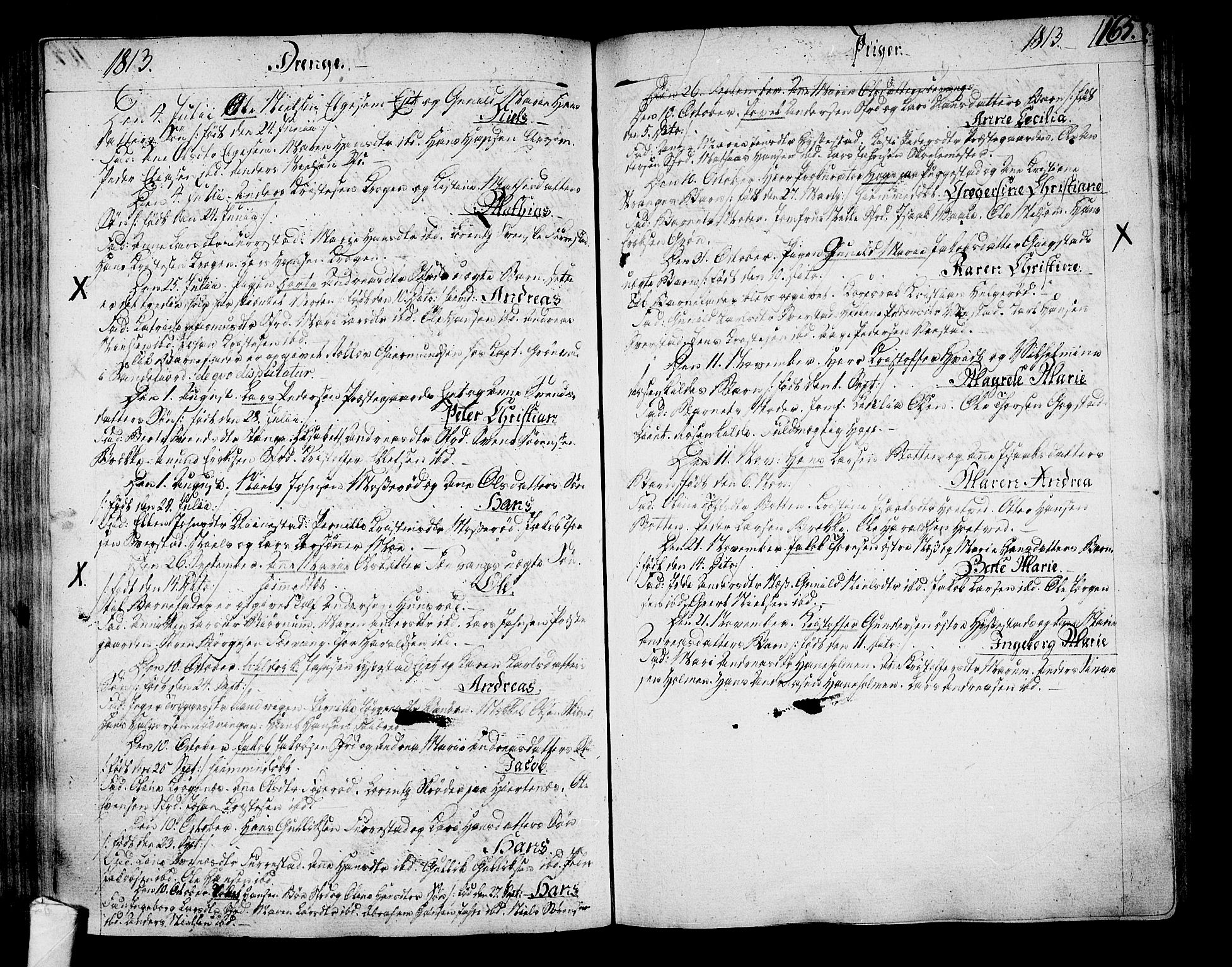 Sandar kirkebøker, AV/SAKO-A-243/F/Fa/L0003: Parish register (official) no. 3, 1789-1814, p. 165