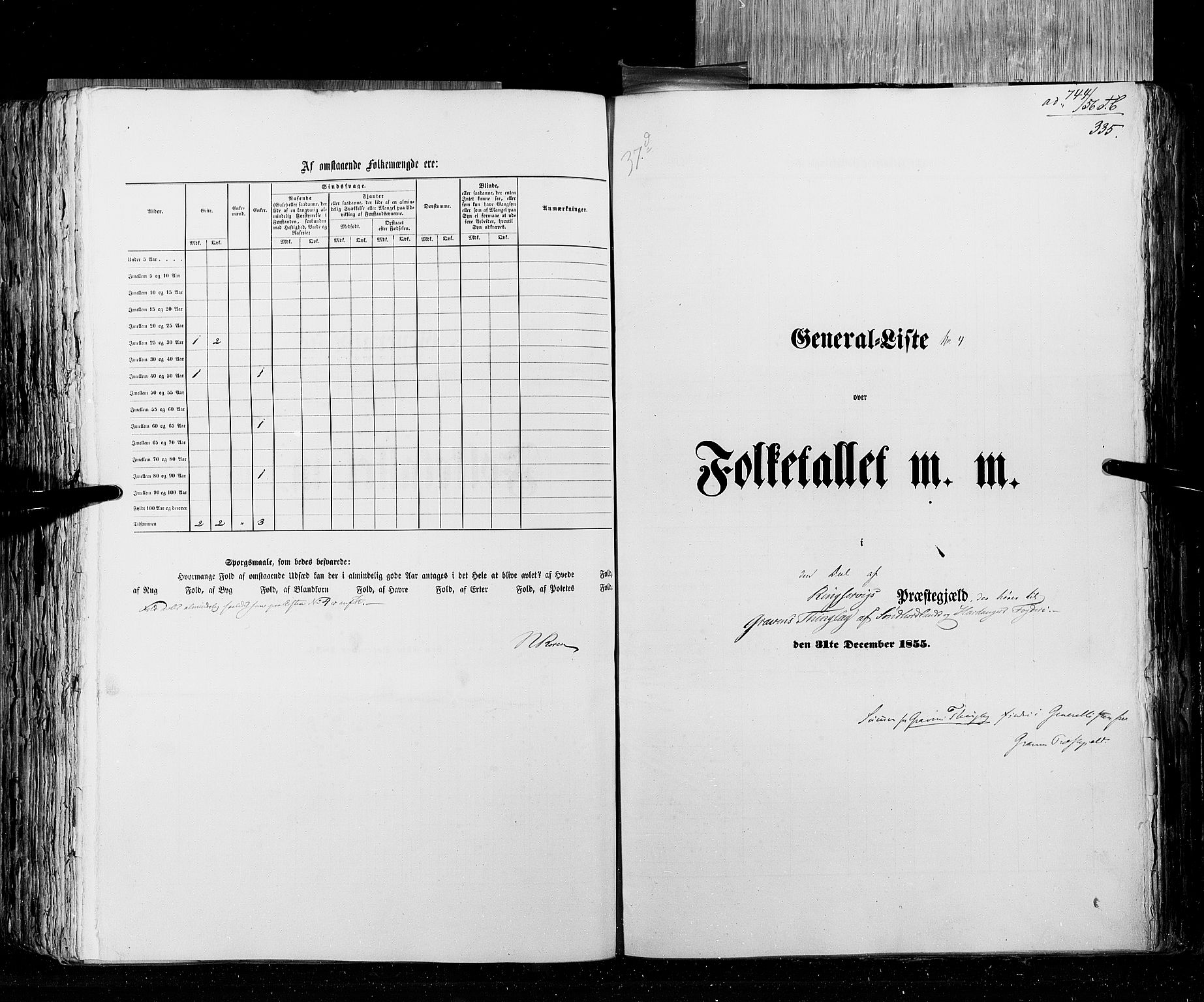 RA, Census 1855, vol. 4: Stavanger amt og Søndre Bergenhus amt, 1855, p. 335