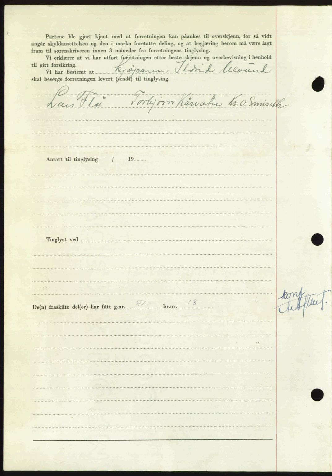 Nordmøre sorenskriveri, AV/SAT-A-4132/1/2/2Ca: Mortgage book no. A109, 1948-1948, Diary no: : 2433/1948