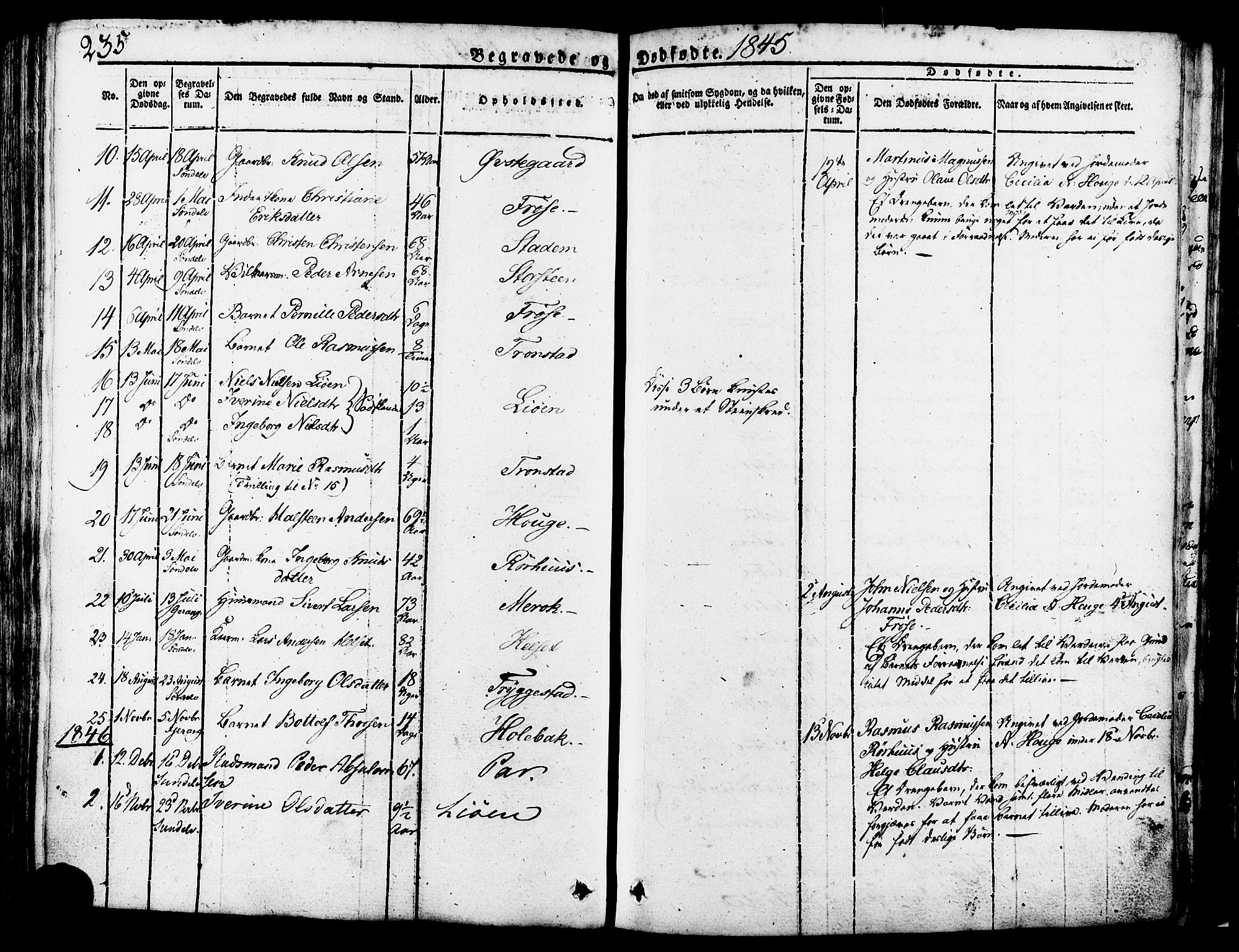 Ministerialprotokoller, klokkerbøker og fødselsregistre - Møre og Romsdal, SAT/A-1454/517/L0221: Parish register (official) no. 517A01, 1827-1858, p. 235