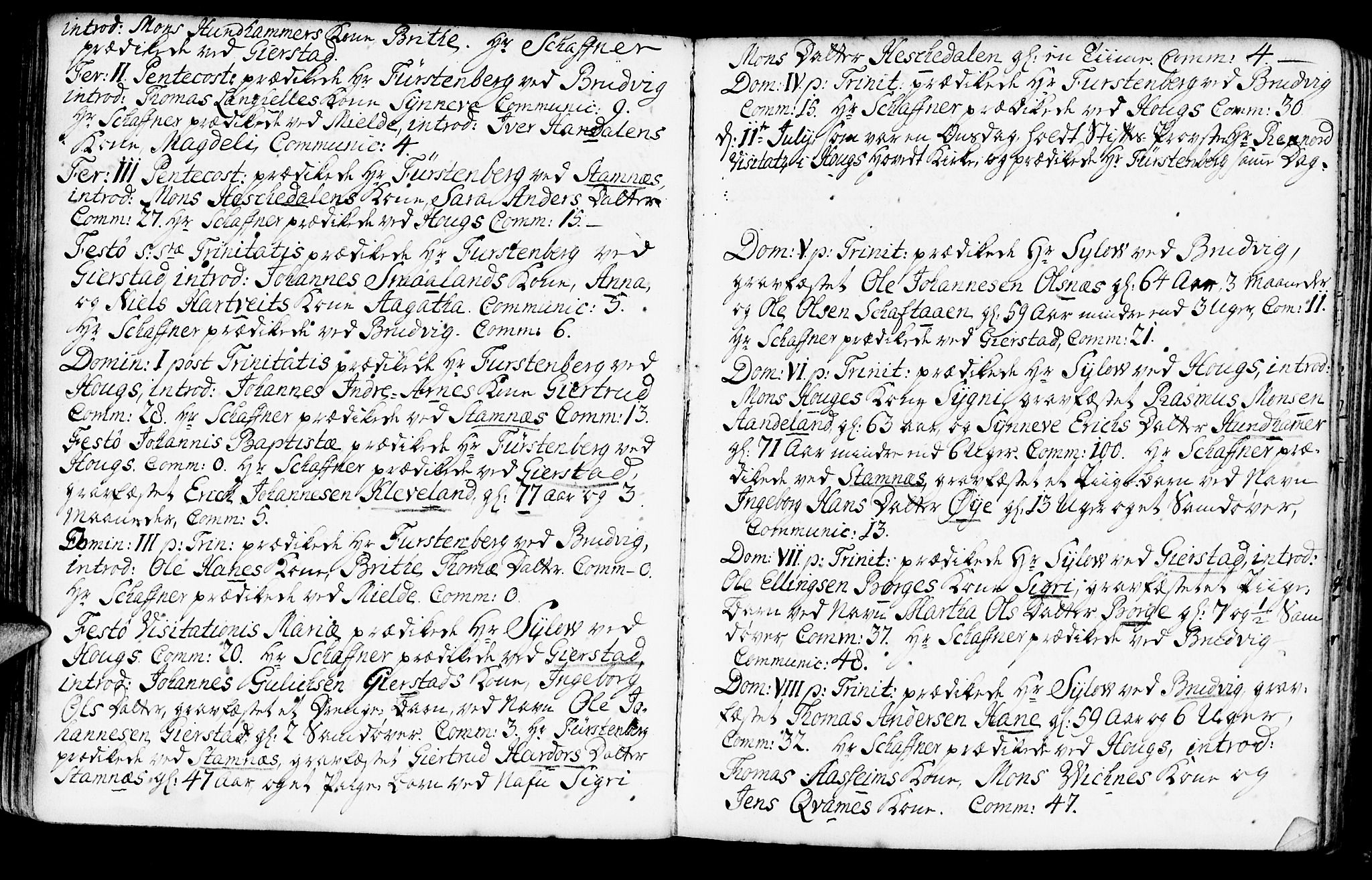 Haus sokneprestembete, AV/SAB-A-75601/H/Haa: Parish register (official) no. A 7, 1748-1766, p. 115