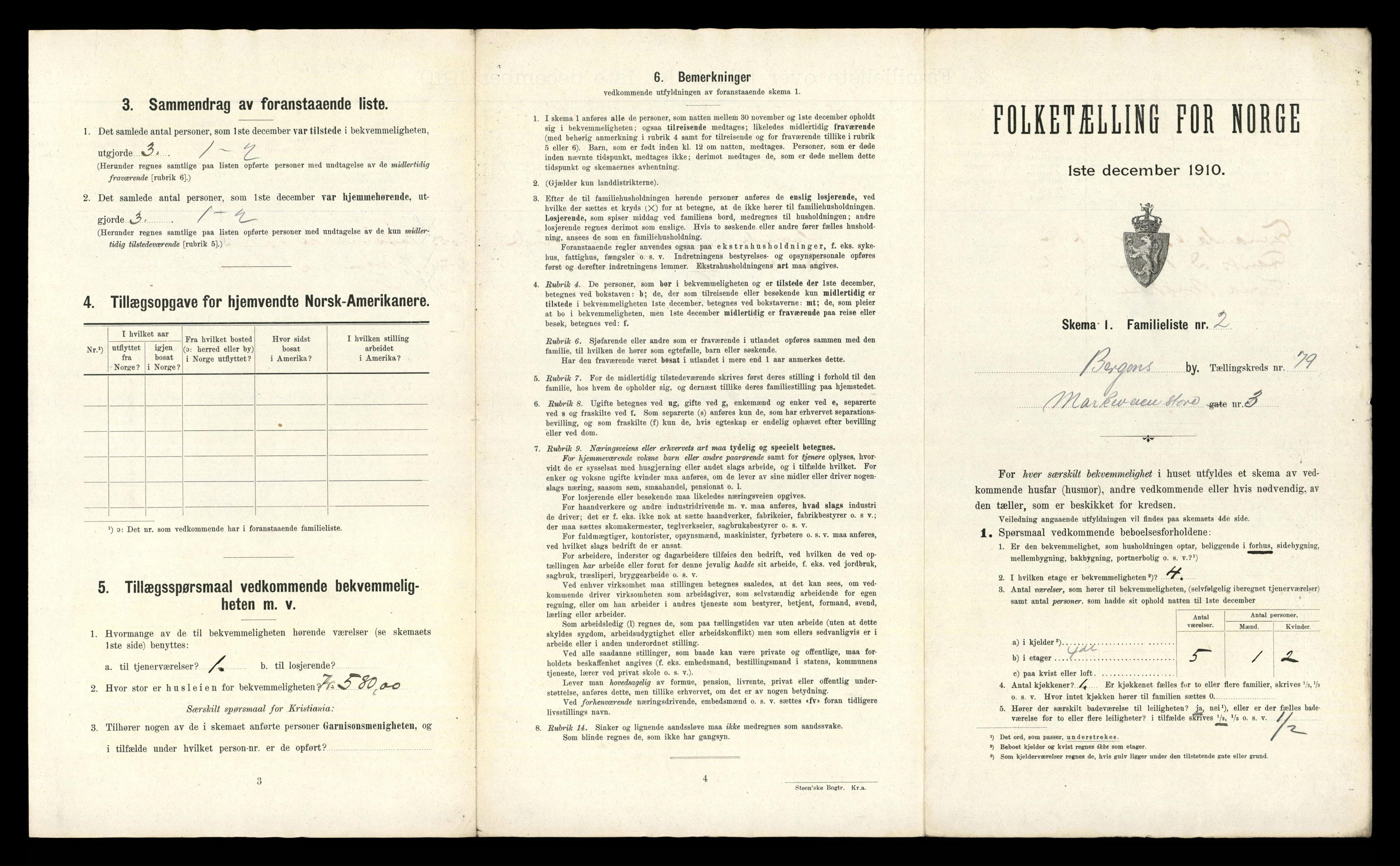 RA, 1910 census for Bergen, 1910, p. 27349