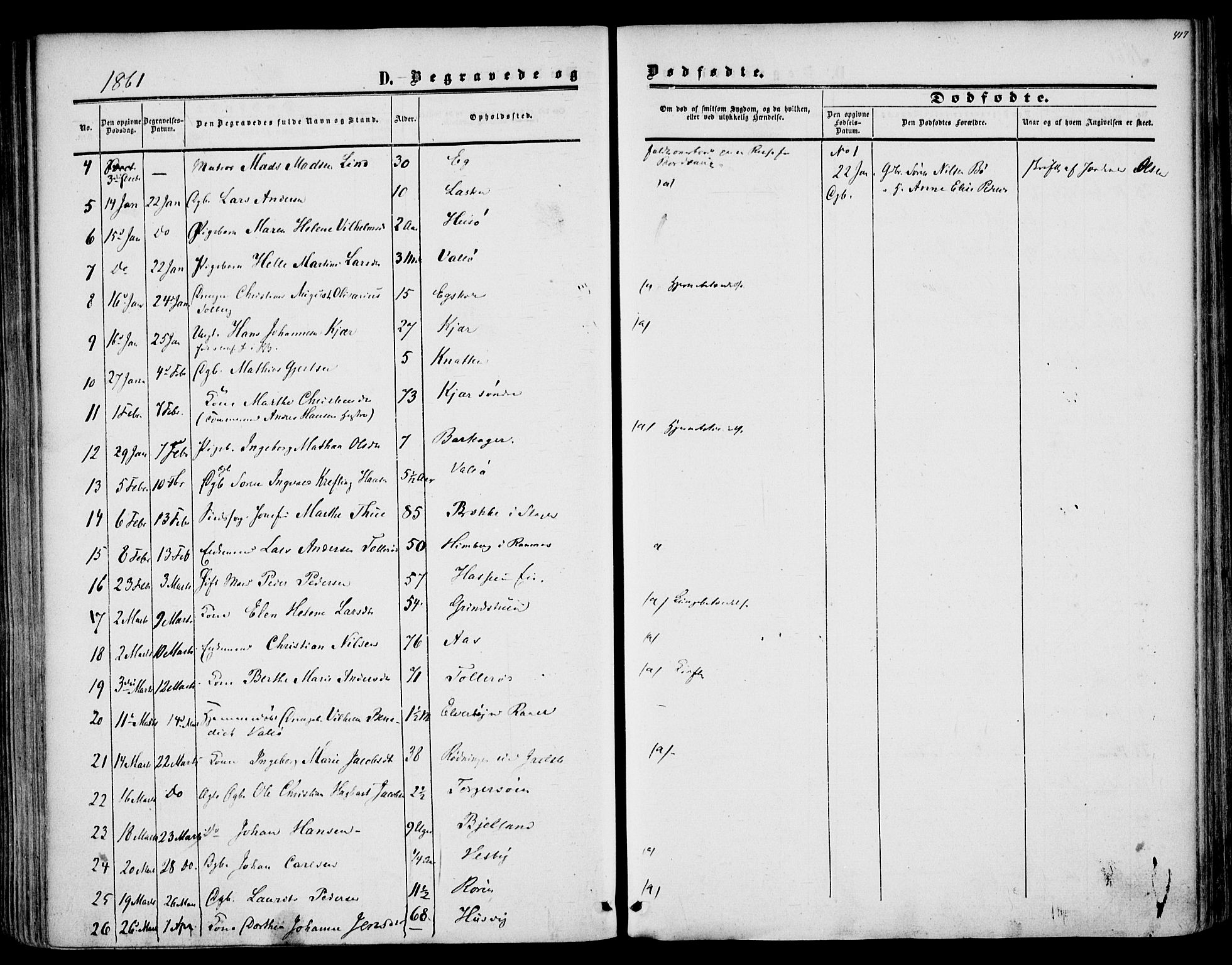 Sem kirkebøker, AV/SAKO-A-5/F/Fa/L0007: Parish register (official) no. I 7, 1856-1865, p. 417